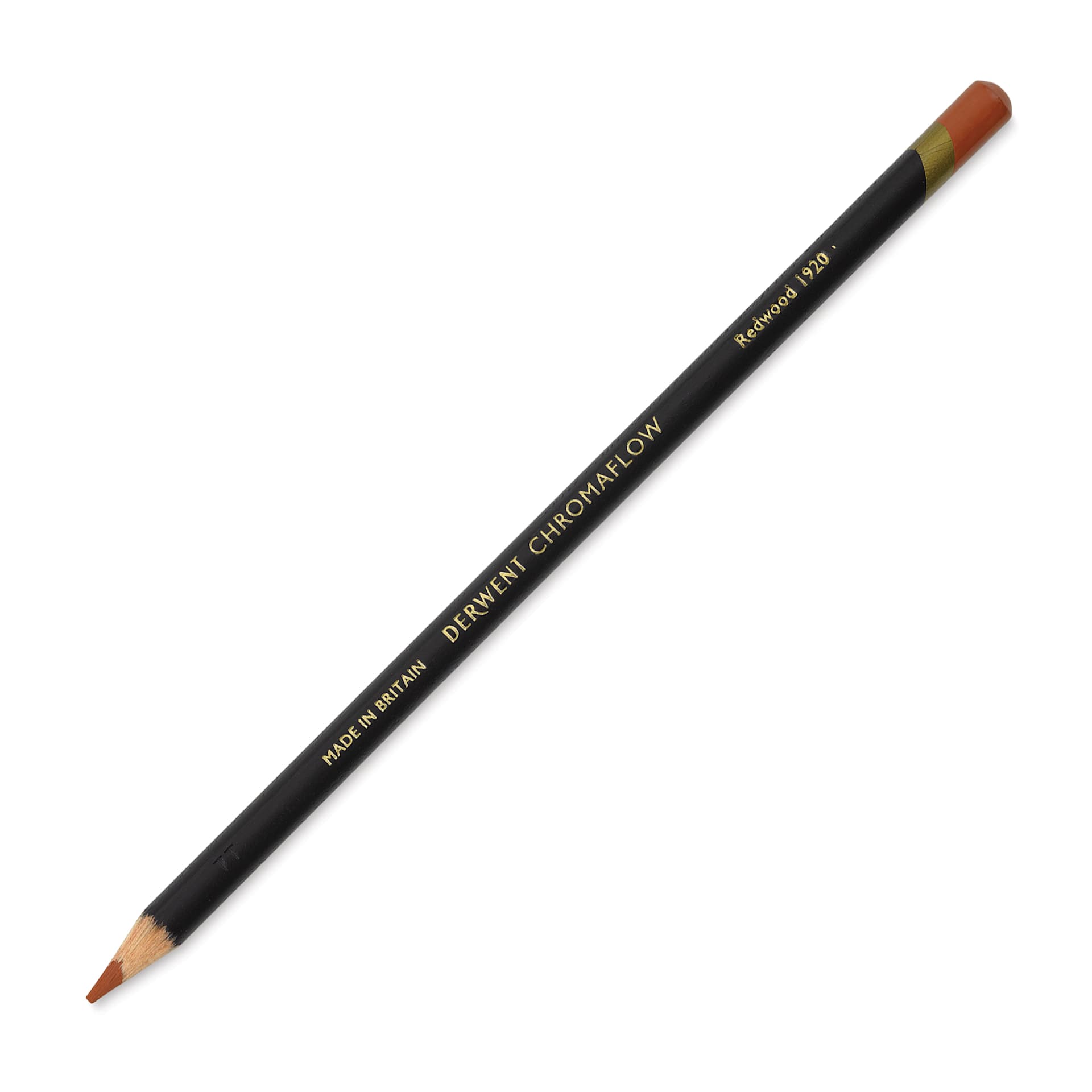 Derwent Chromaflow Colored Pencil - Redwood, single pencil