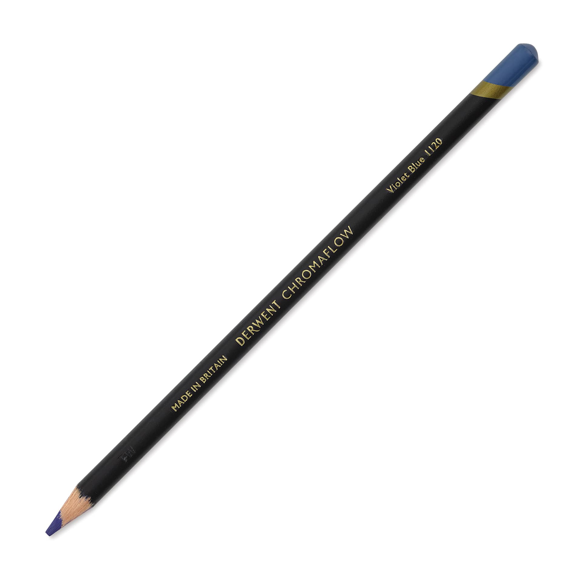 Derwent Chromaflow Colored Pencil - Violet Blue, single pencil