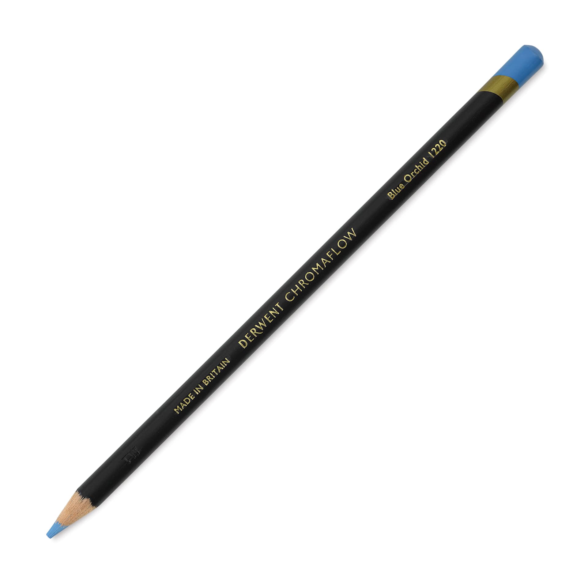 Derwent Chromaflow Colored Pencil - Blue Orchid, single pencil