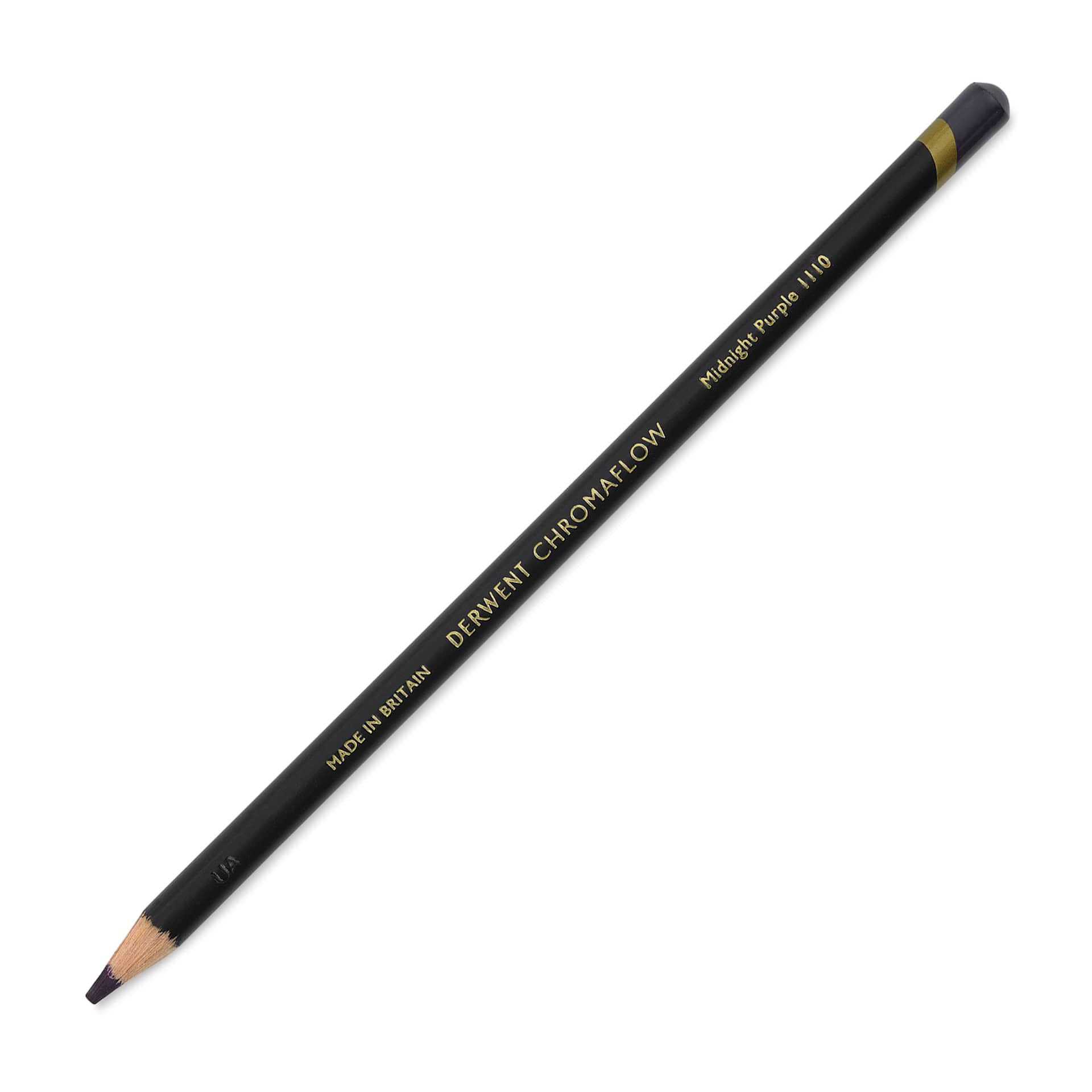 Derwent Chromaflow Colored Pencil - Midnight Purple, single pencil