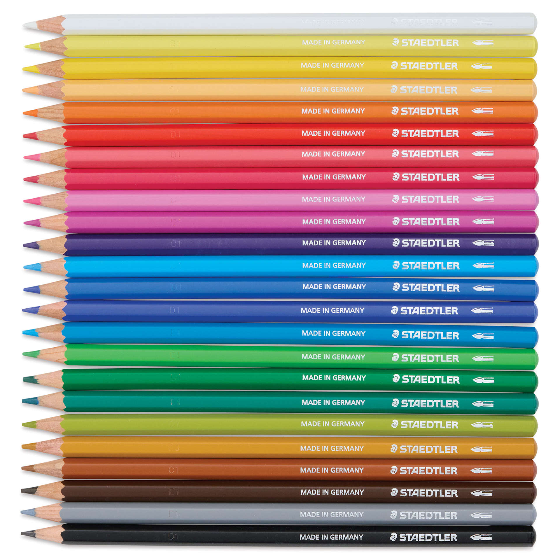 Staedtler Watercolor Pencils - Set of 24 (set contents)