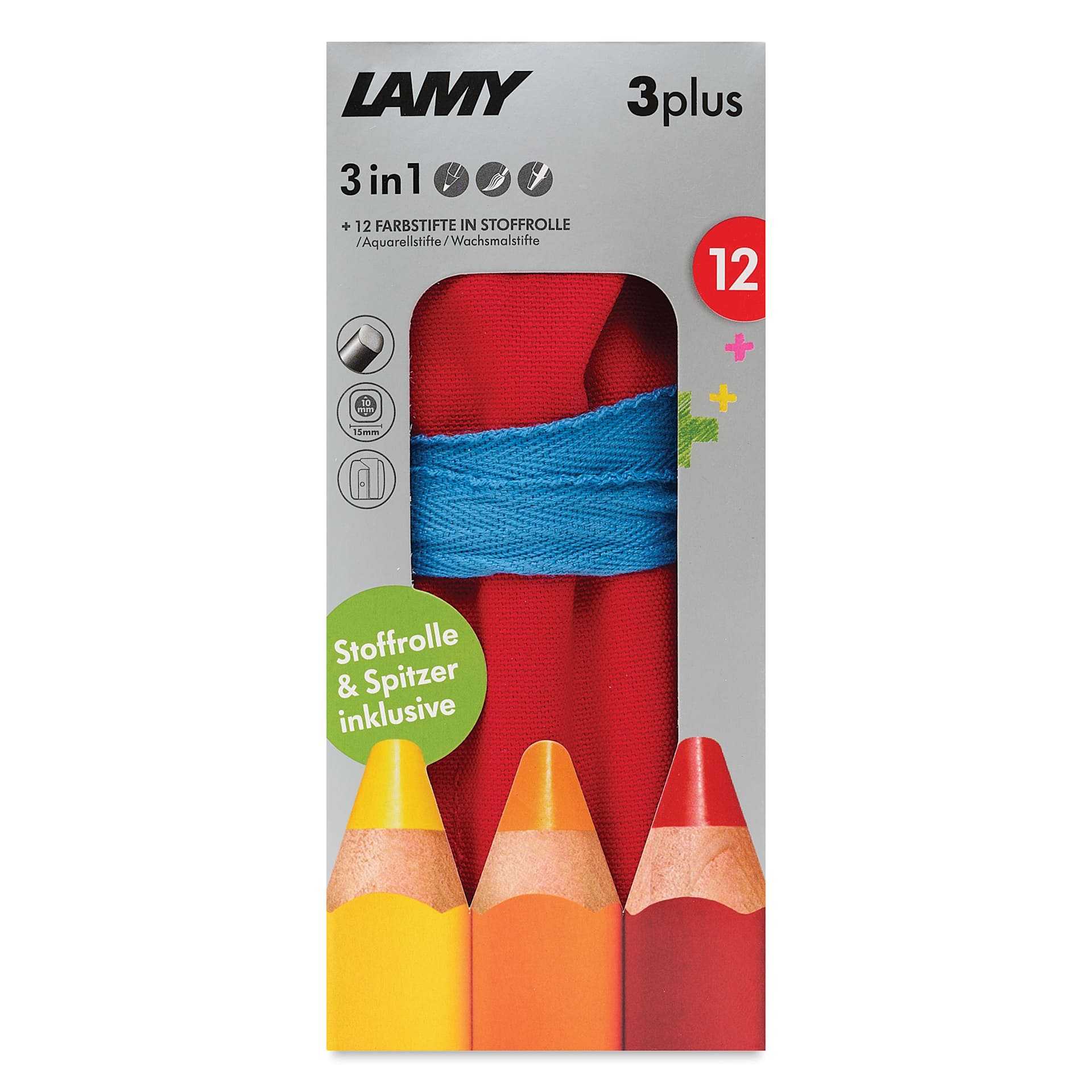 Lamy 3Plus Colored Pencil Roll - Set of 13, front of packaging