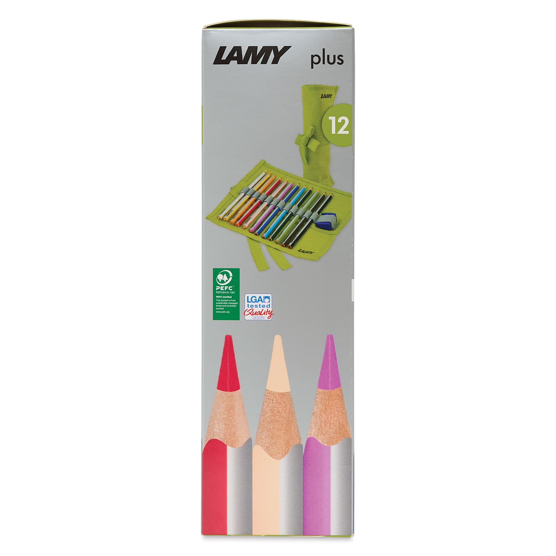 Lamy Plus Colored Pencil Roll - Set of 13, side of packaging