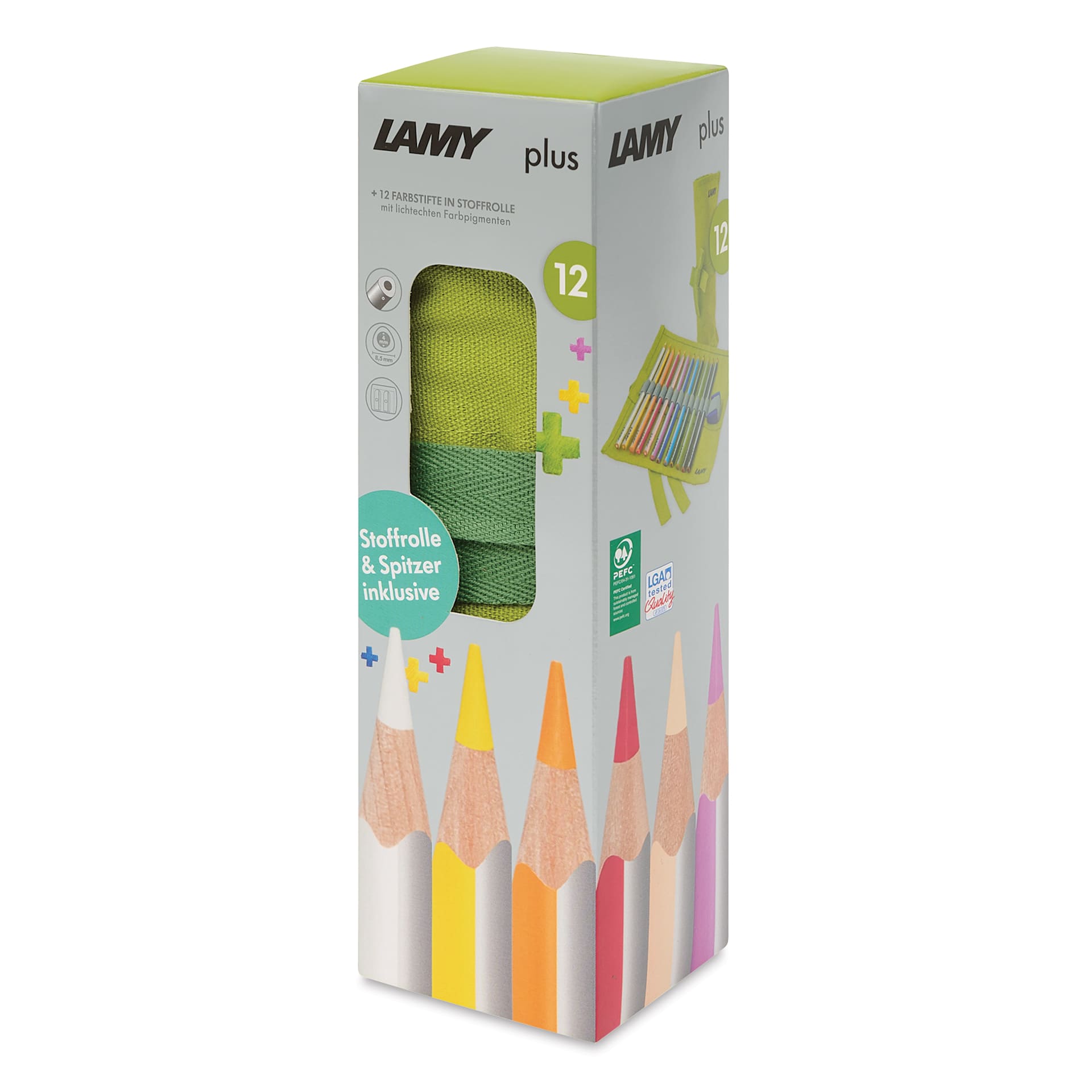 Lamy Plus Colored Pencil Roll - Set of 13, packaging