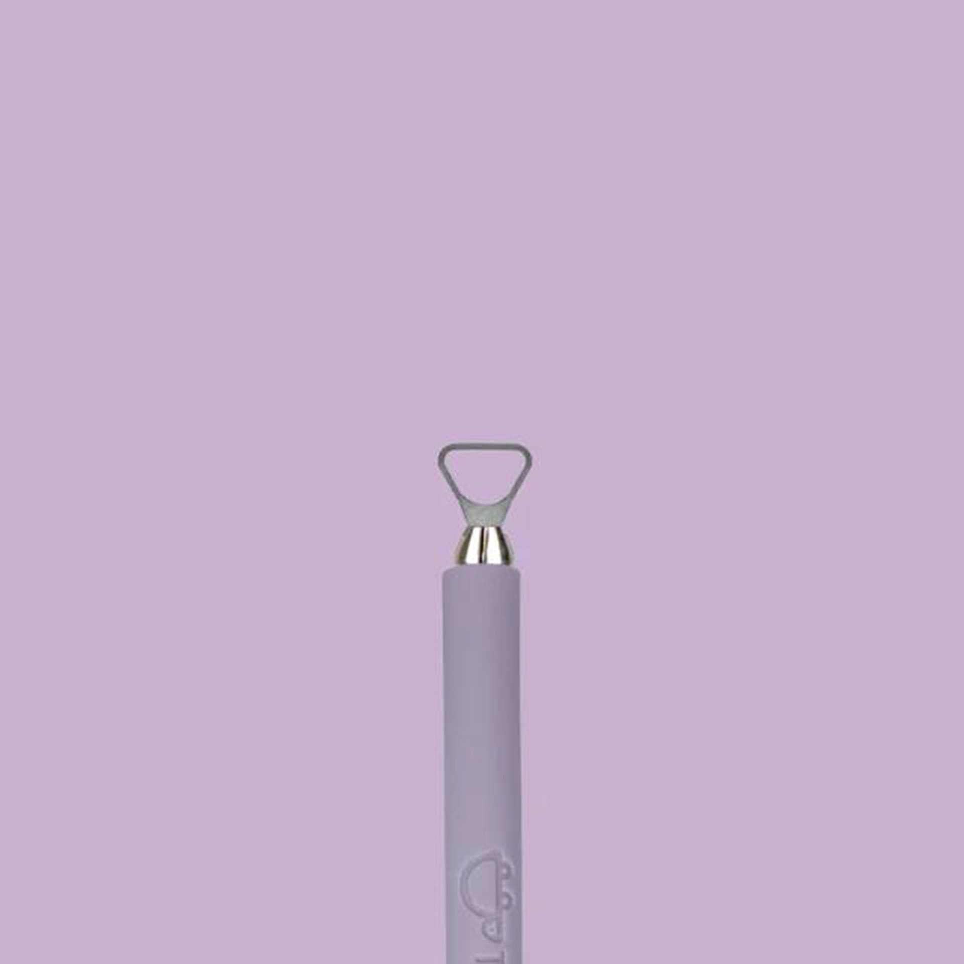 Tortuga Tools The Slim Delta Trimming Tool - Lilac showing tip
