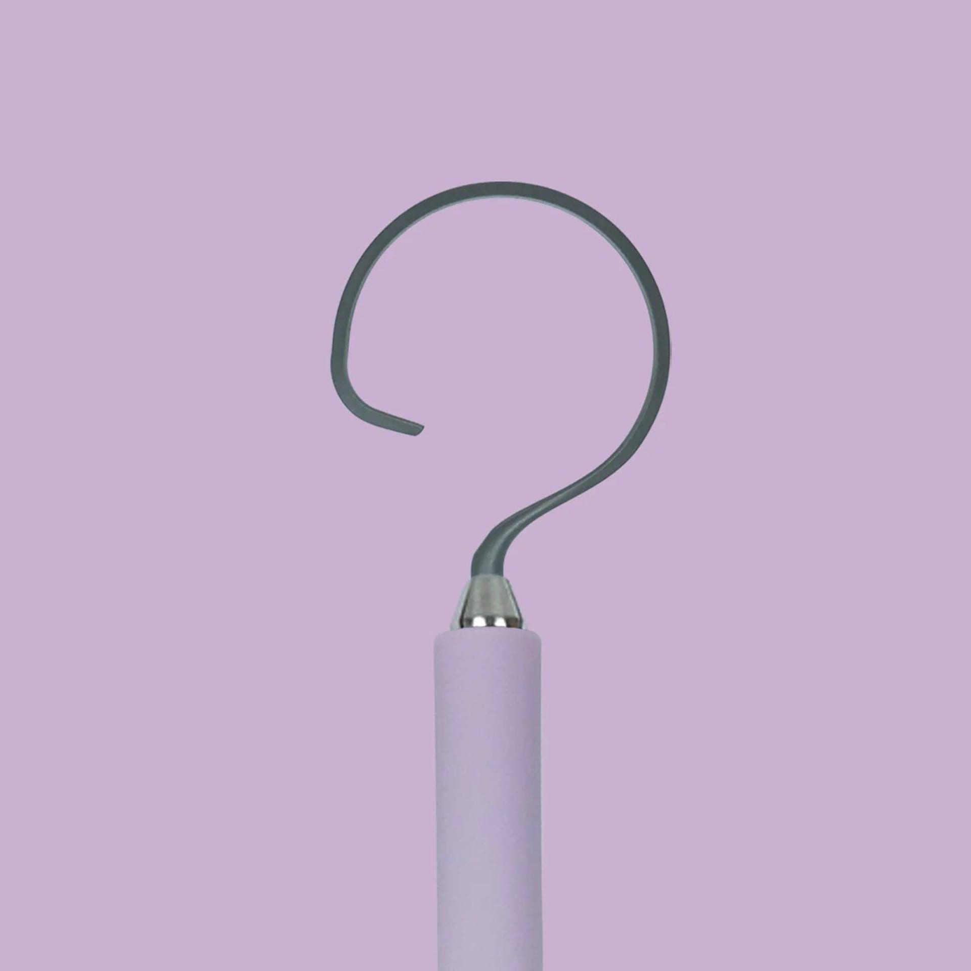 Tortuga Tools The Hook Trimming Tool - Lilac close up shoiwng tip