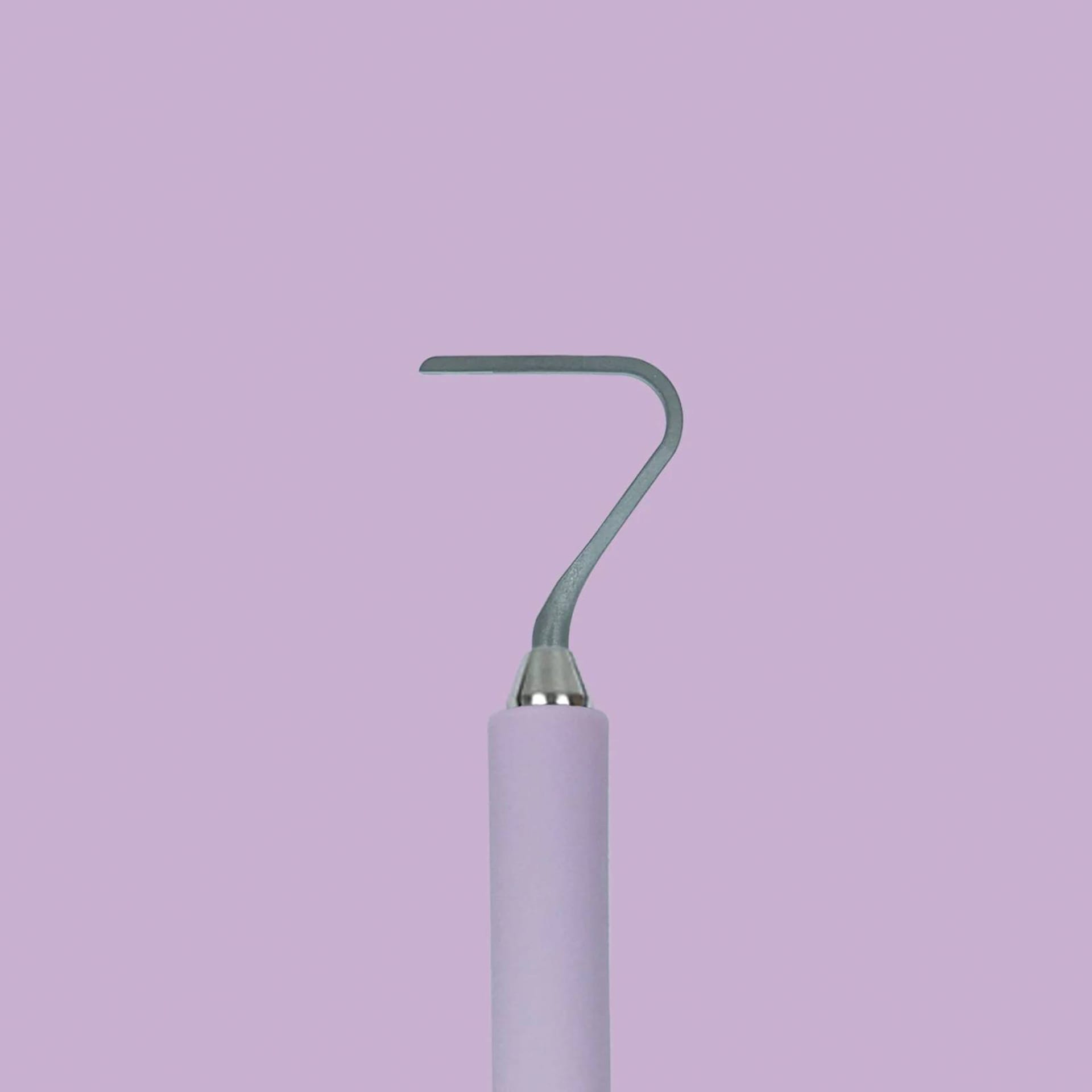 Tortuga Tools The Seven Trimming Tool - Lilac close up showing tip