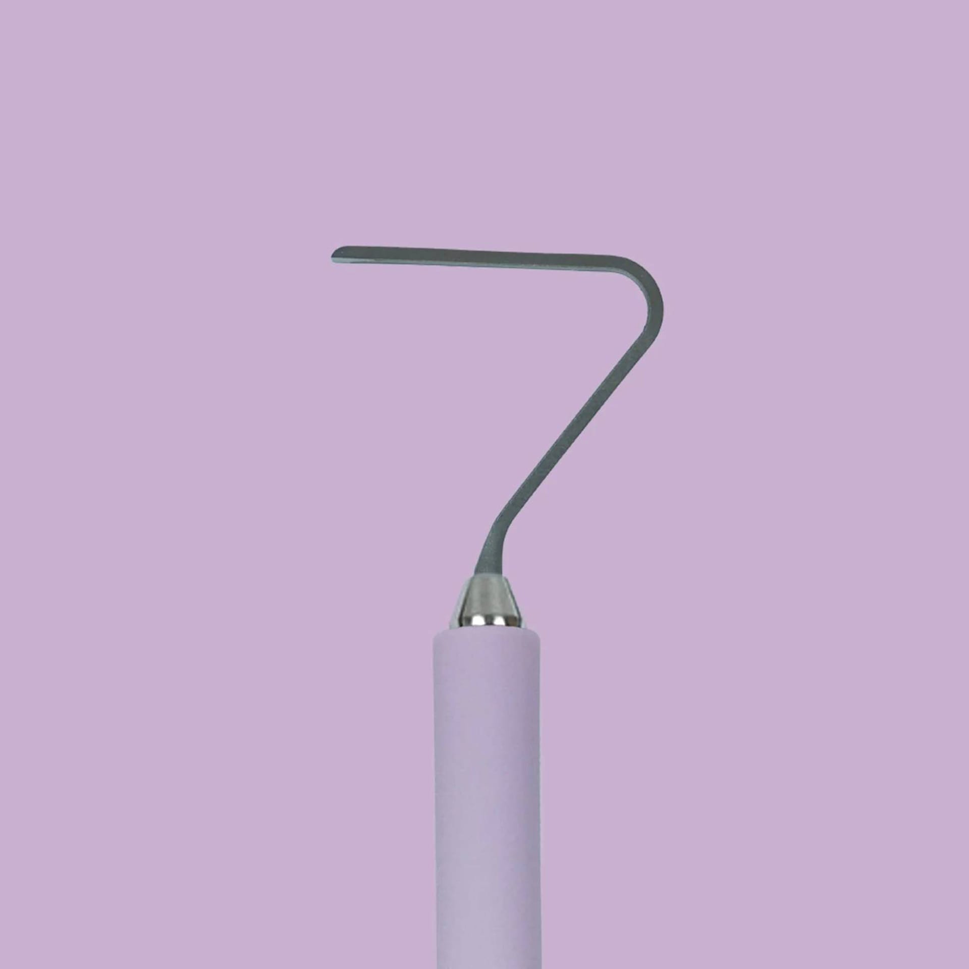 Tortuga Tools The Seven Plus Trimming Tool - Lilac close up showing tip