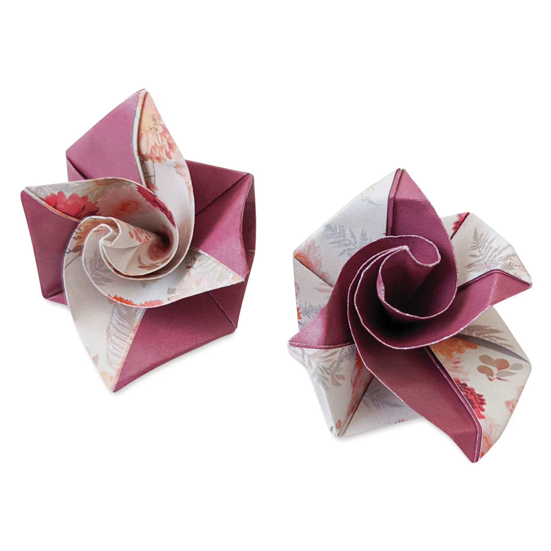 Clairefontaine Origami Paper - Dried Flowers, flower origami