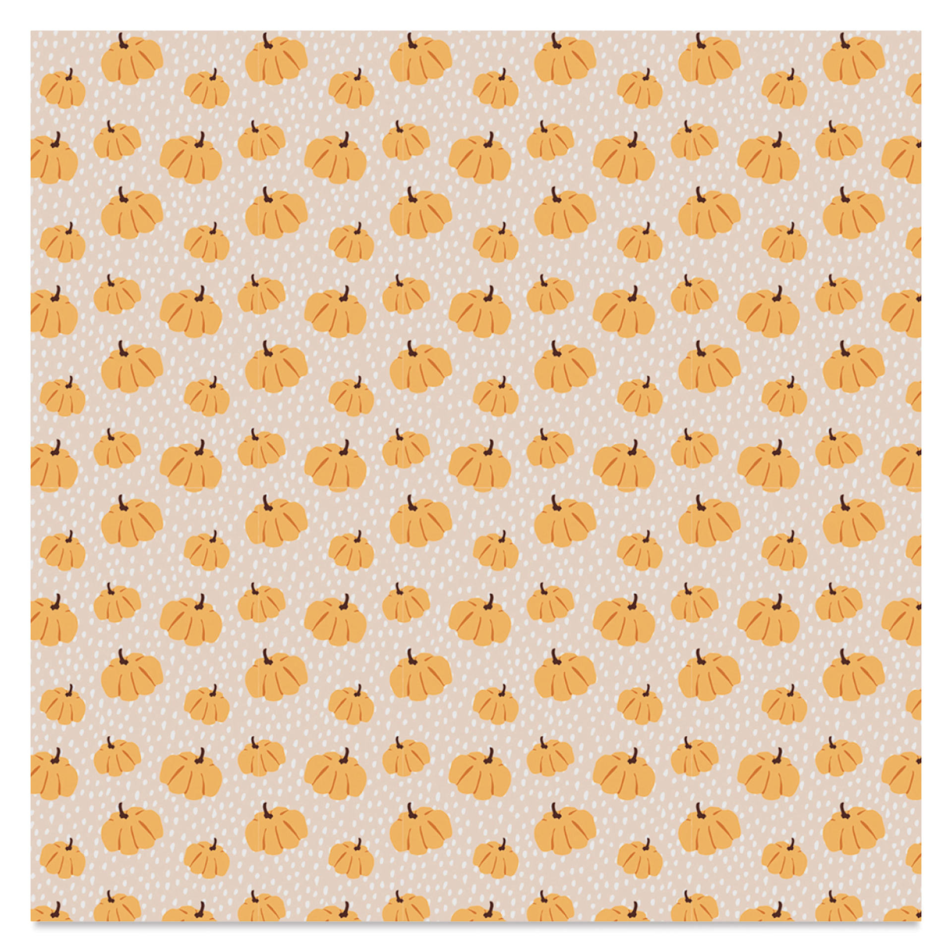 Clairefontaine Origami Paper - Fall, 5.9" x 5.9", pumpkins