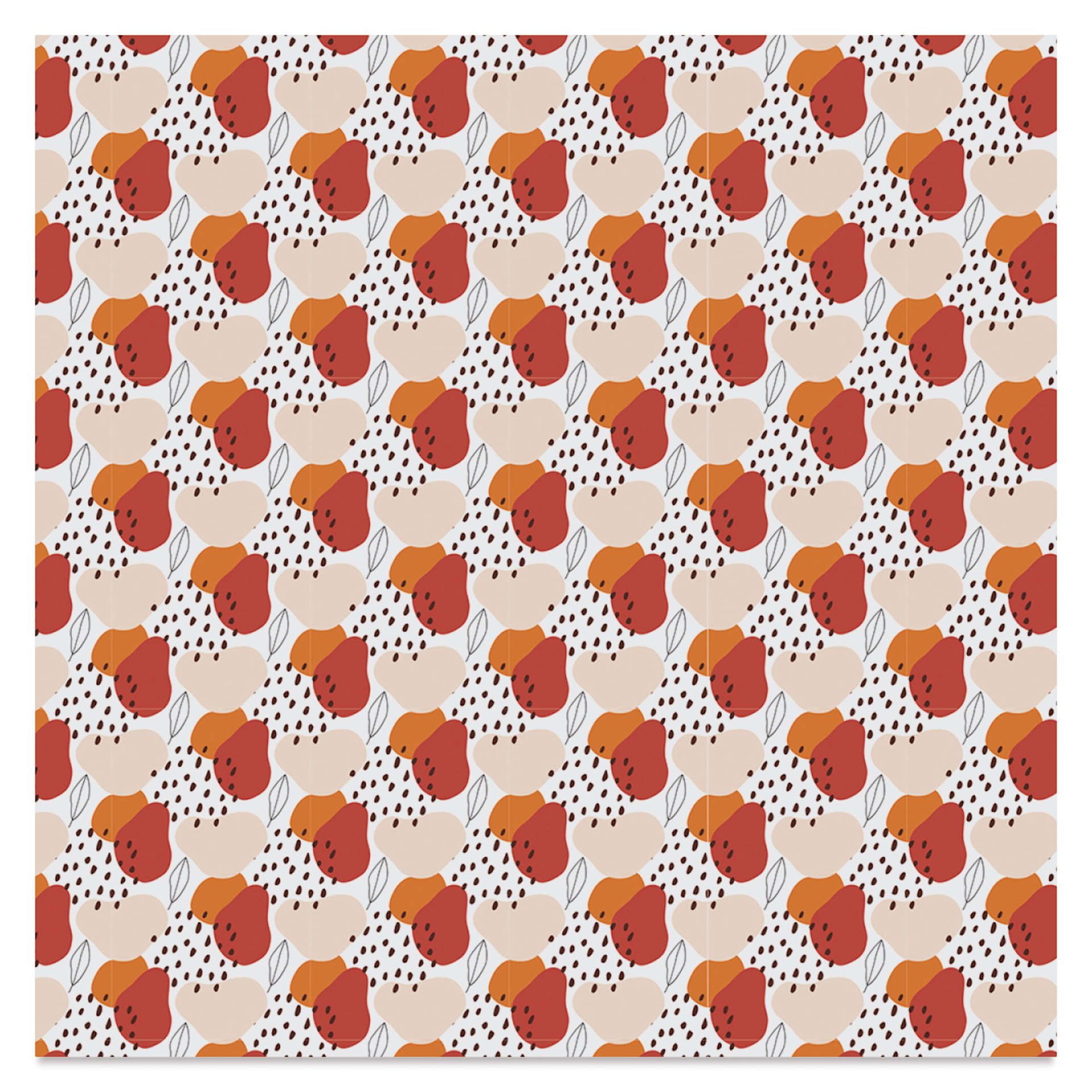 Clairefontaine Origami Paper - Fall, 5.9" x 5.9", fruits and seeds