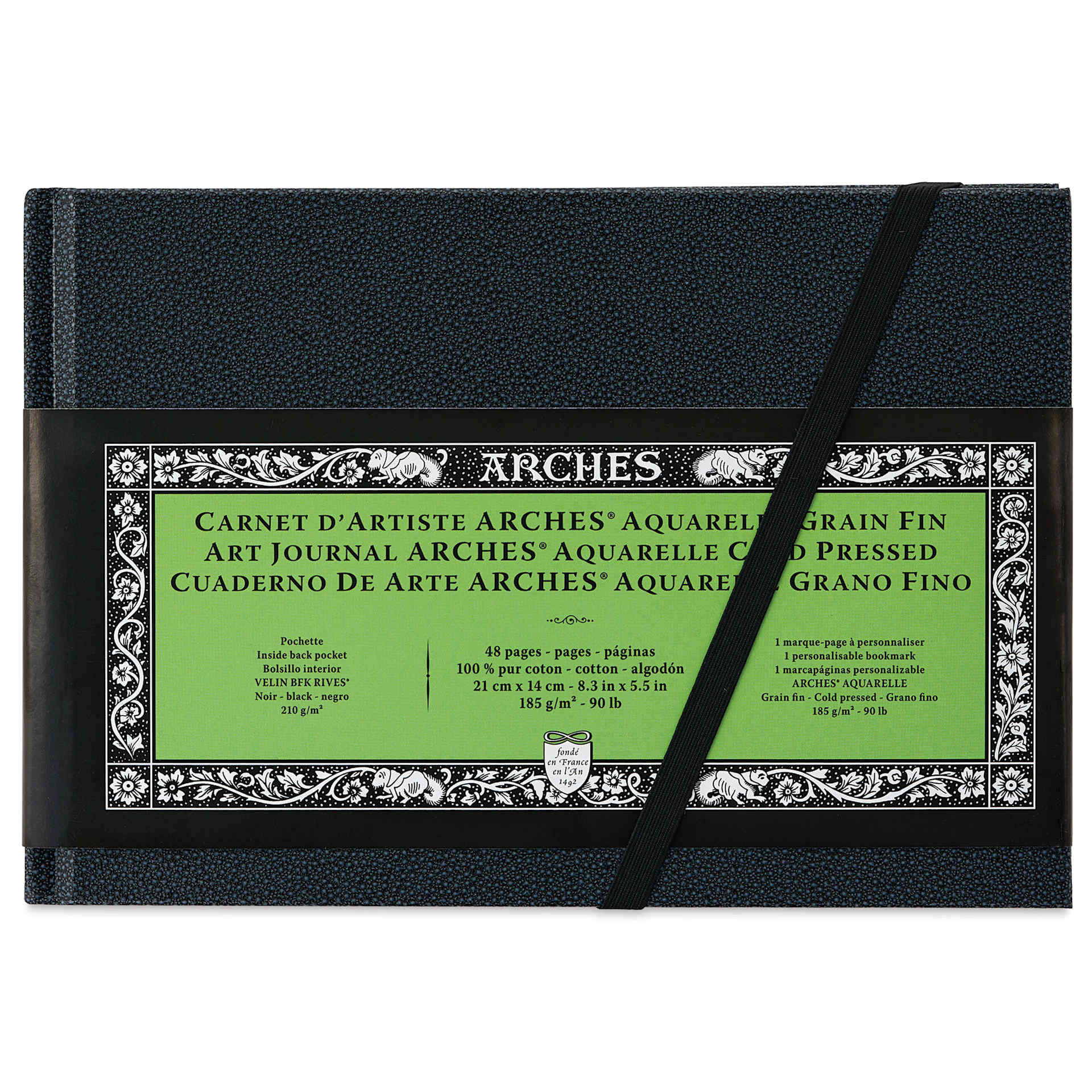 Arches Hardbound Watercolor Art Journal - 5.5" x 8.3", Cold Press