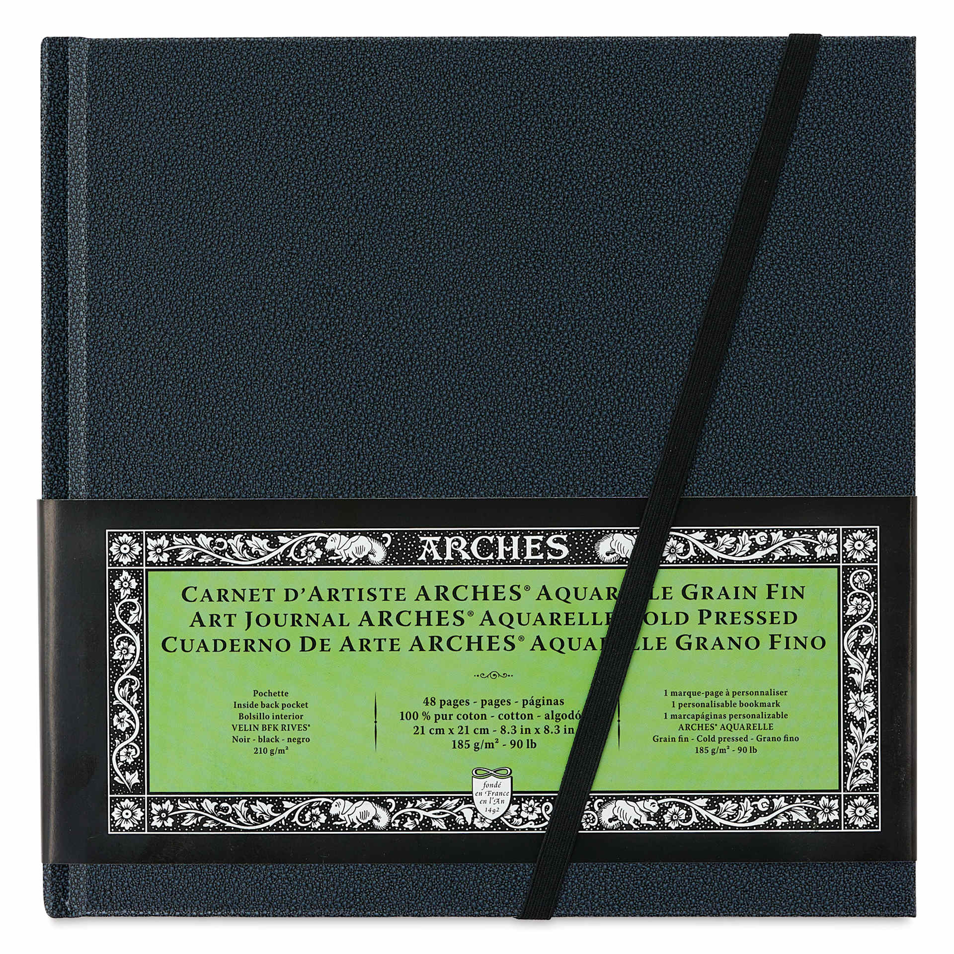 Arches Hardbound Watercolor Art Journal - 8.3" x 8.3", Cold Press