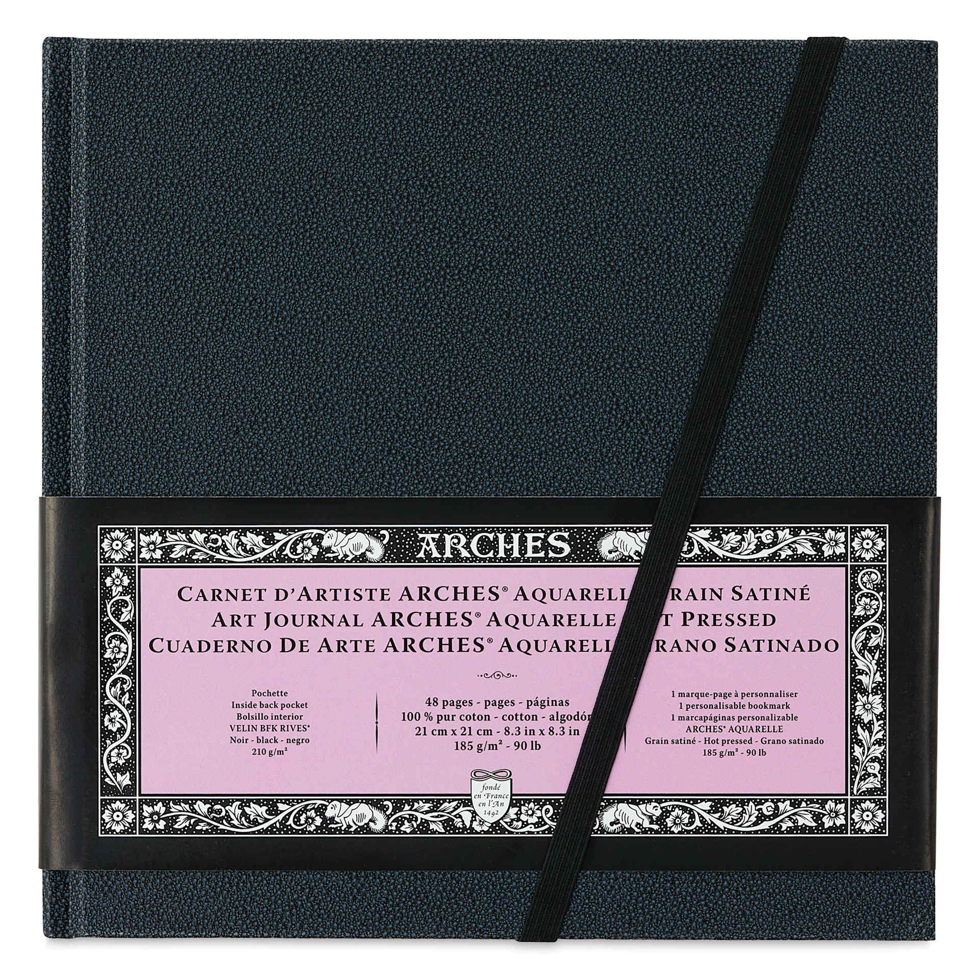 Arches Hardbound Watercolor Art Journal - 8.3" x 8.3", Hot Press