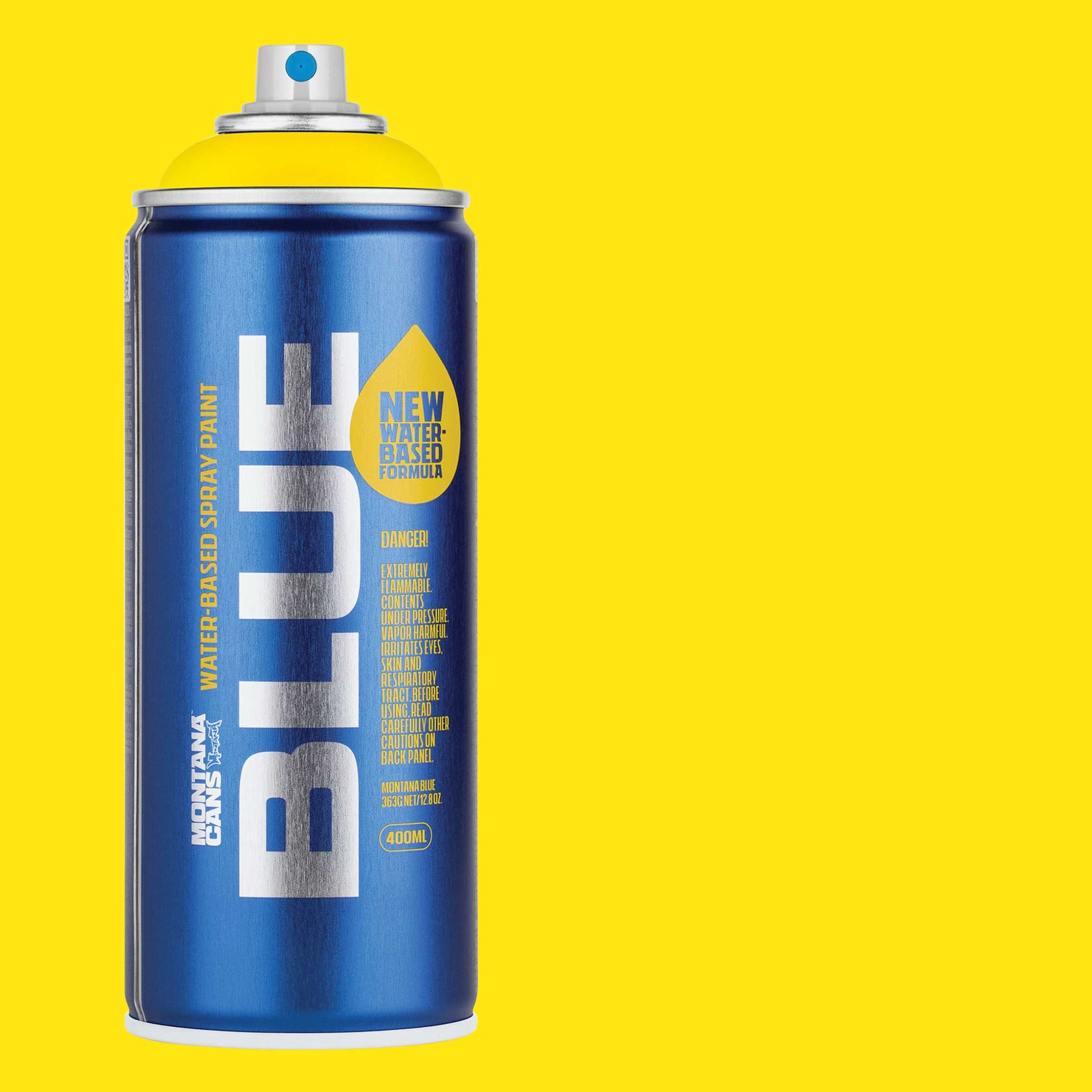 Montana Blue Water-Based Spray Paint - Stuart Yellow, 400 ml