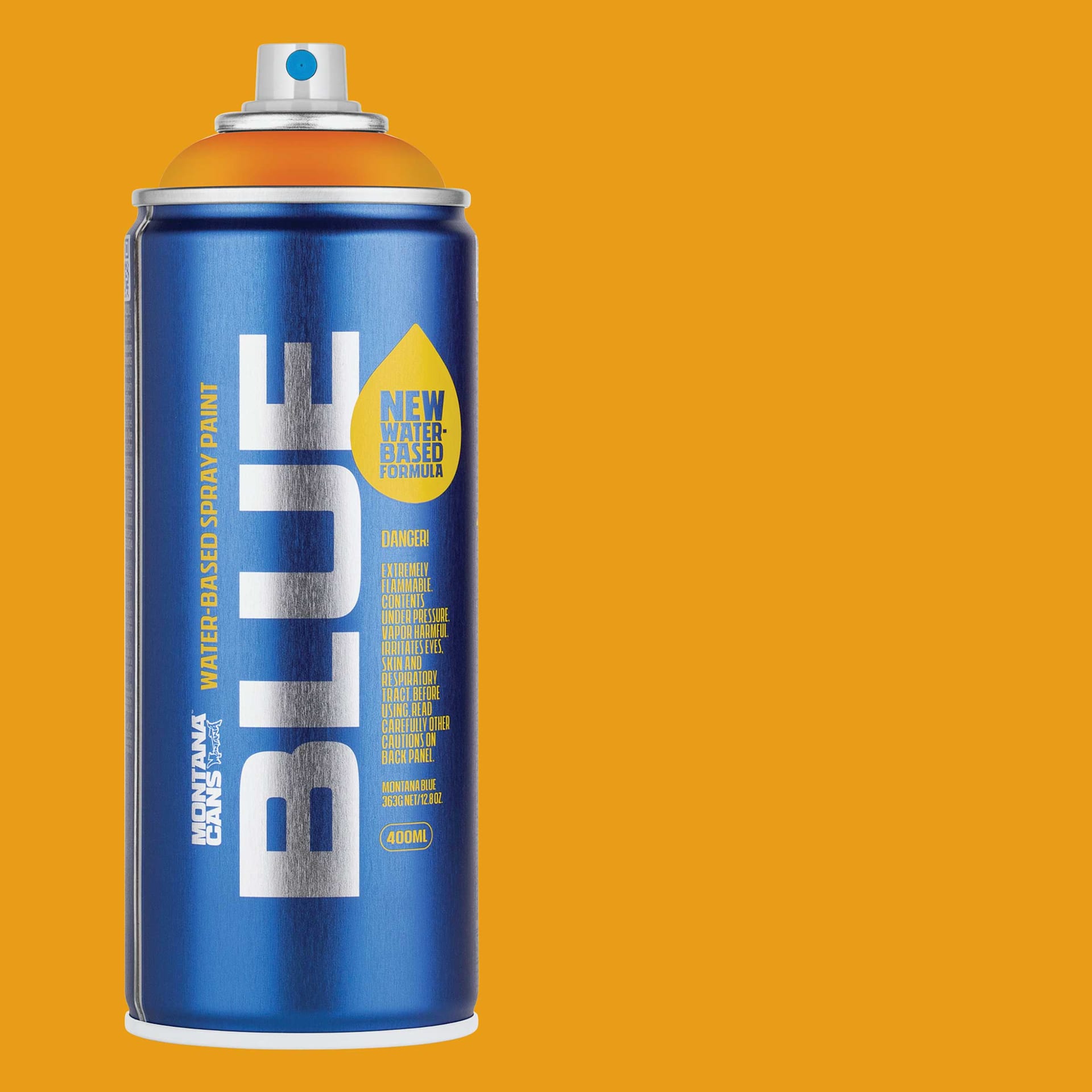 Montana Blue Water-Based Spray Paint - Corny, 400 ml