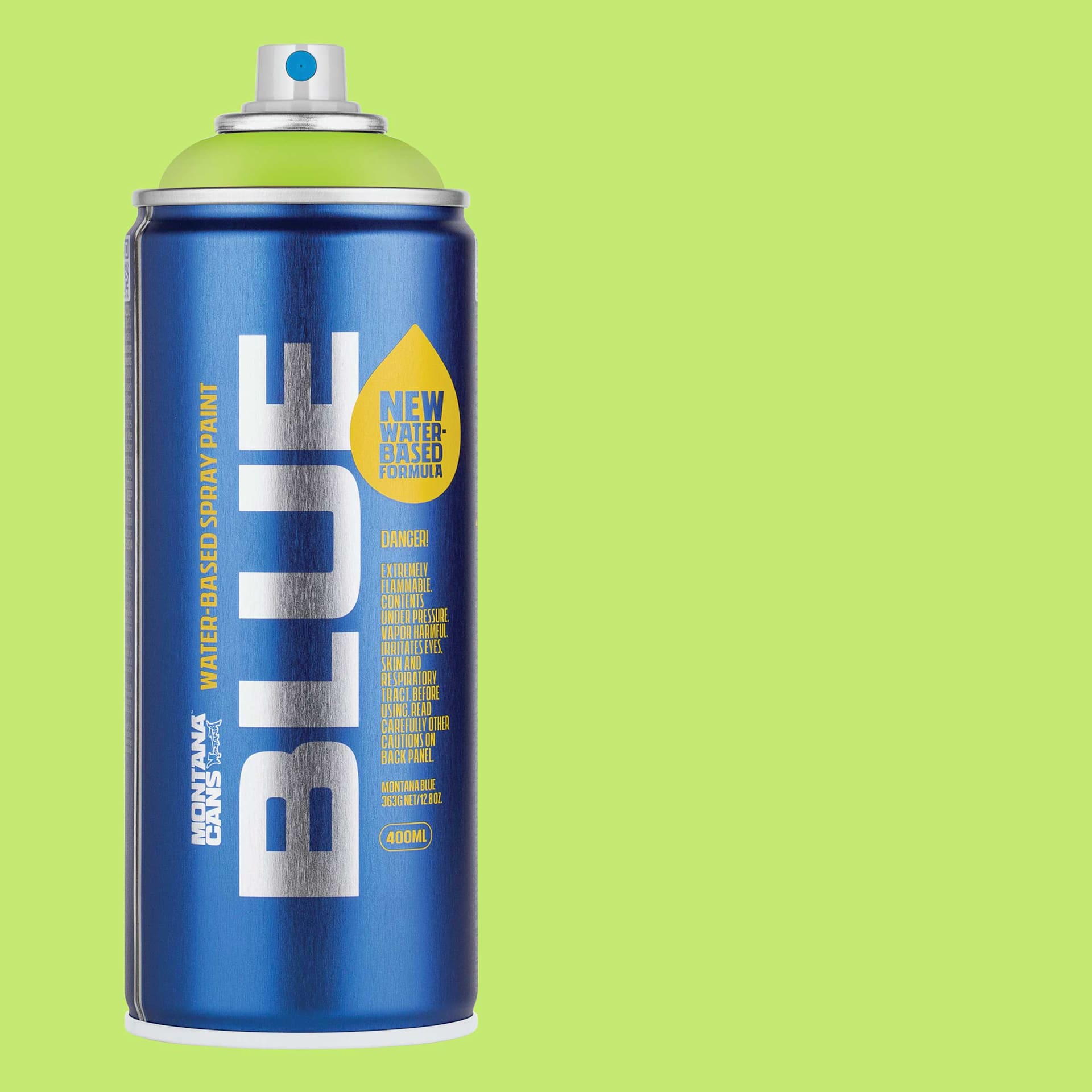 Montana Blue Water-Based Spray Paint - Mamba, 400 ml