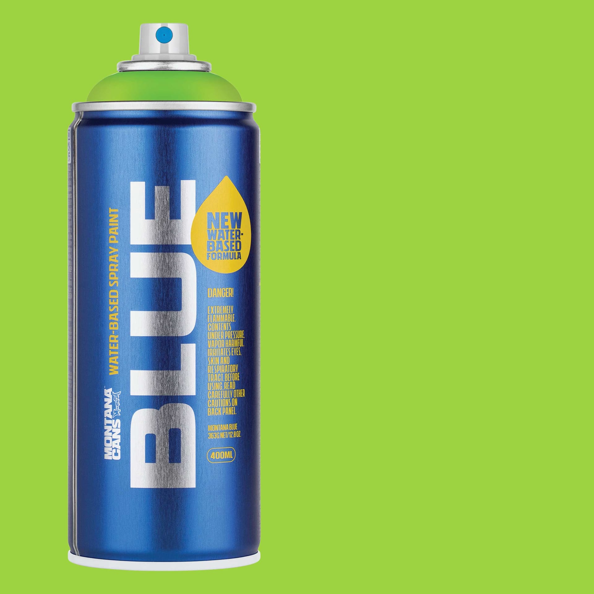 Montana Blue Water-Based Spray Paint - Frogger, 400 ml