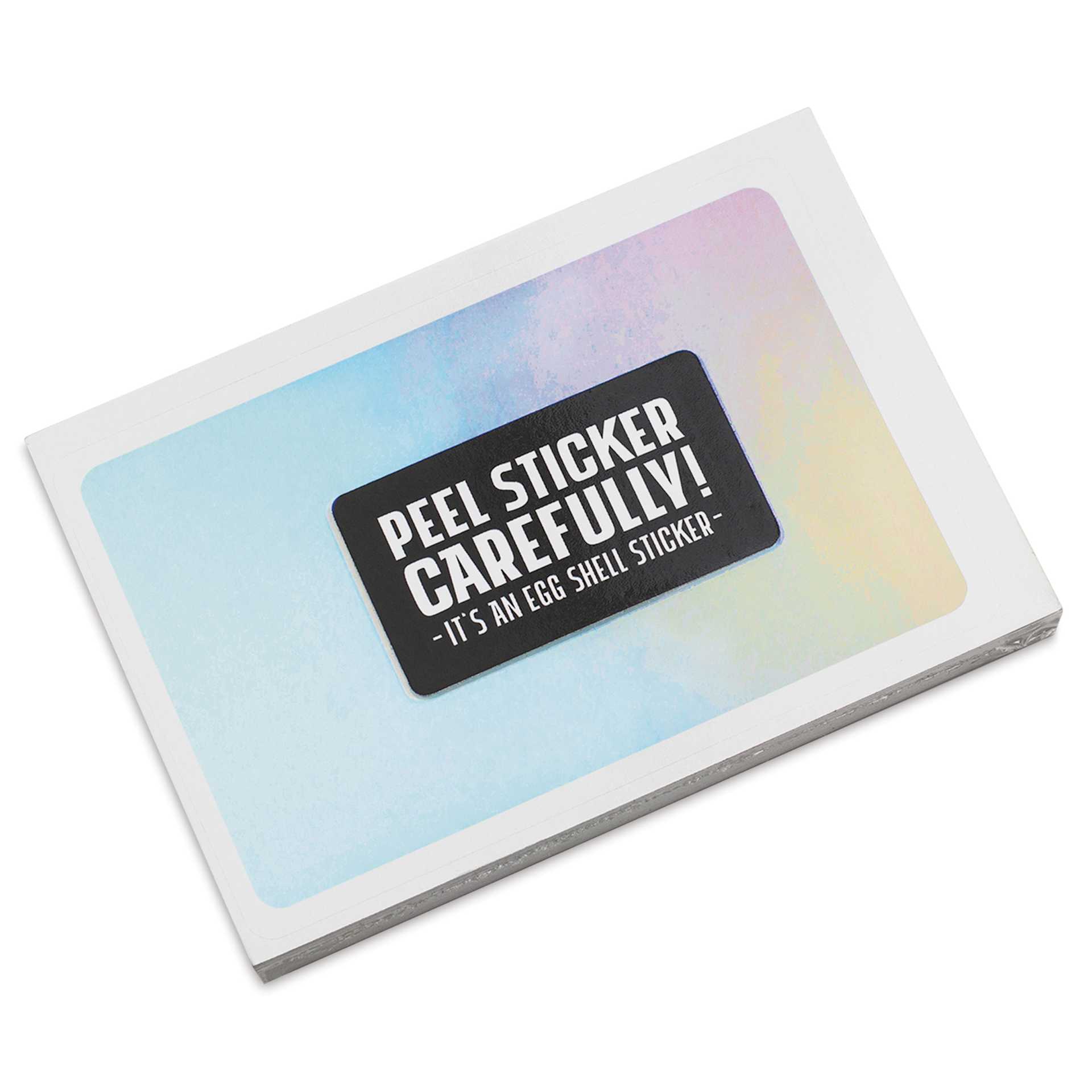 Montana Hologram Eggshell Stickers - Pkg of 50, packaging