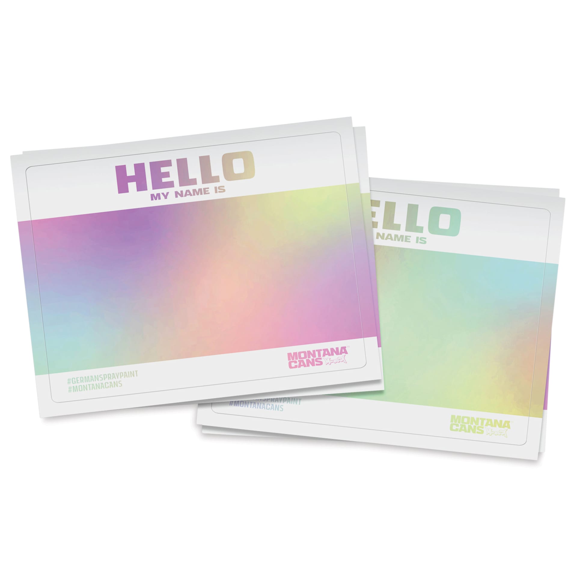Montana Hello My Name Is Sticker Packs - Hello-Gram, Pkg of 50