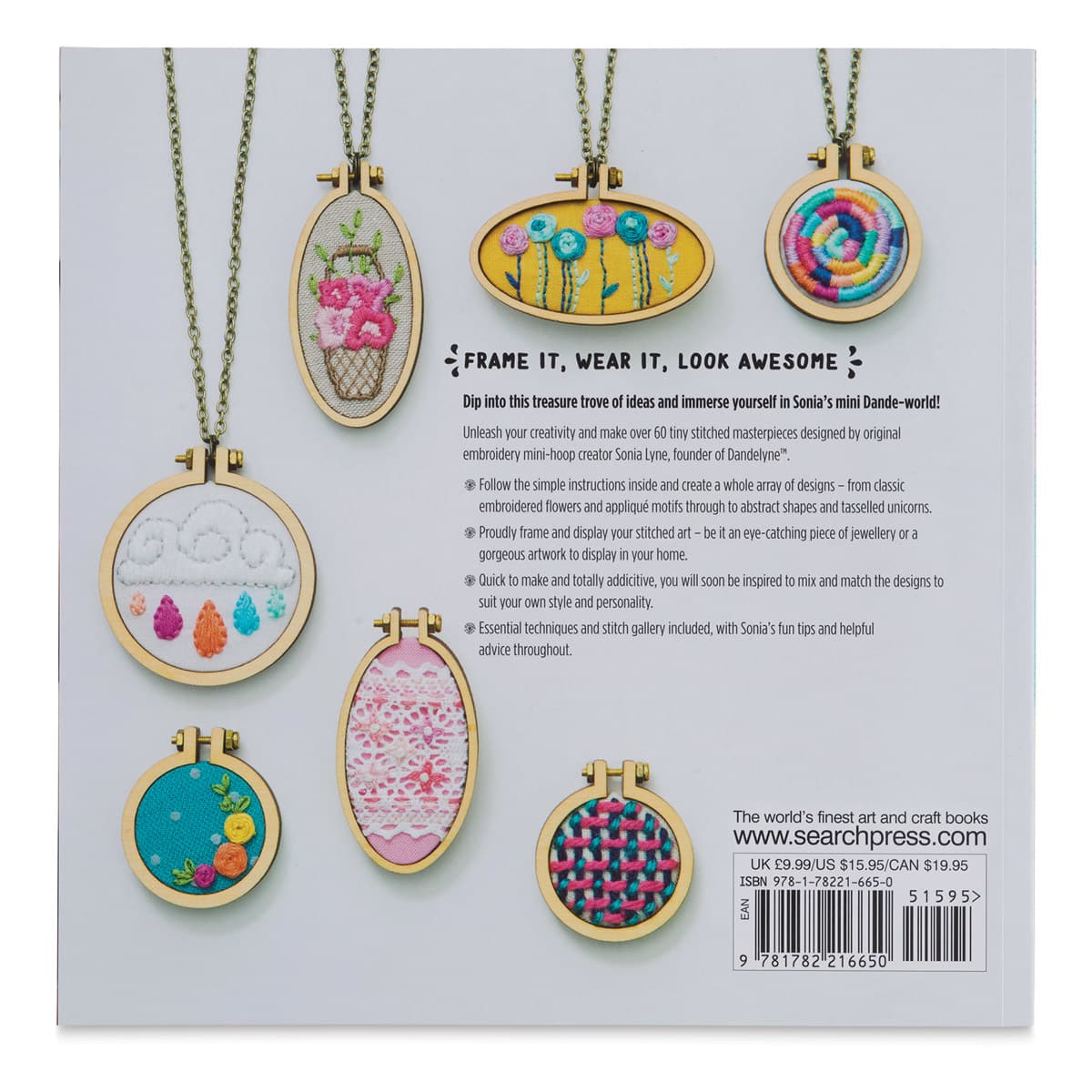 Mini Hoop Embroideries, Back Cover