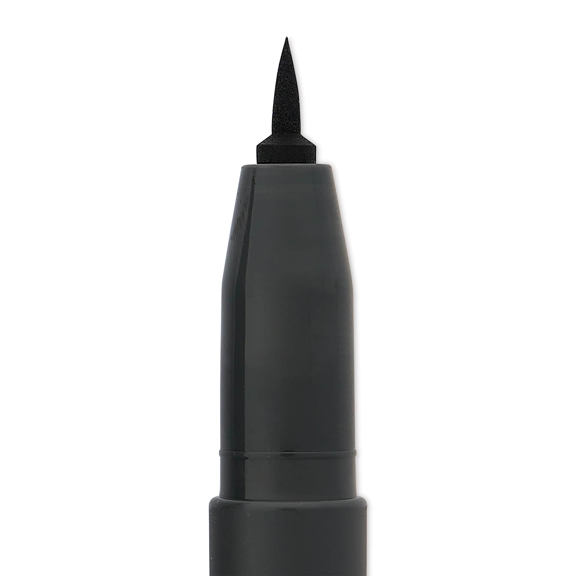 Copic Multiliner Plus Pen - Black, Brush Nib, close up