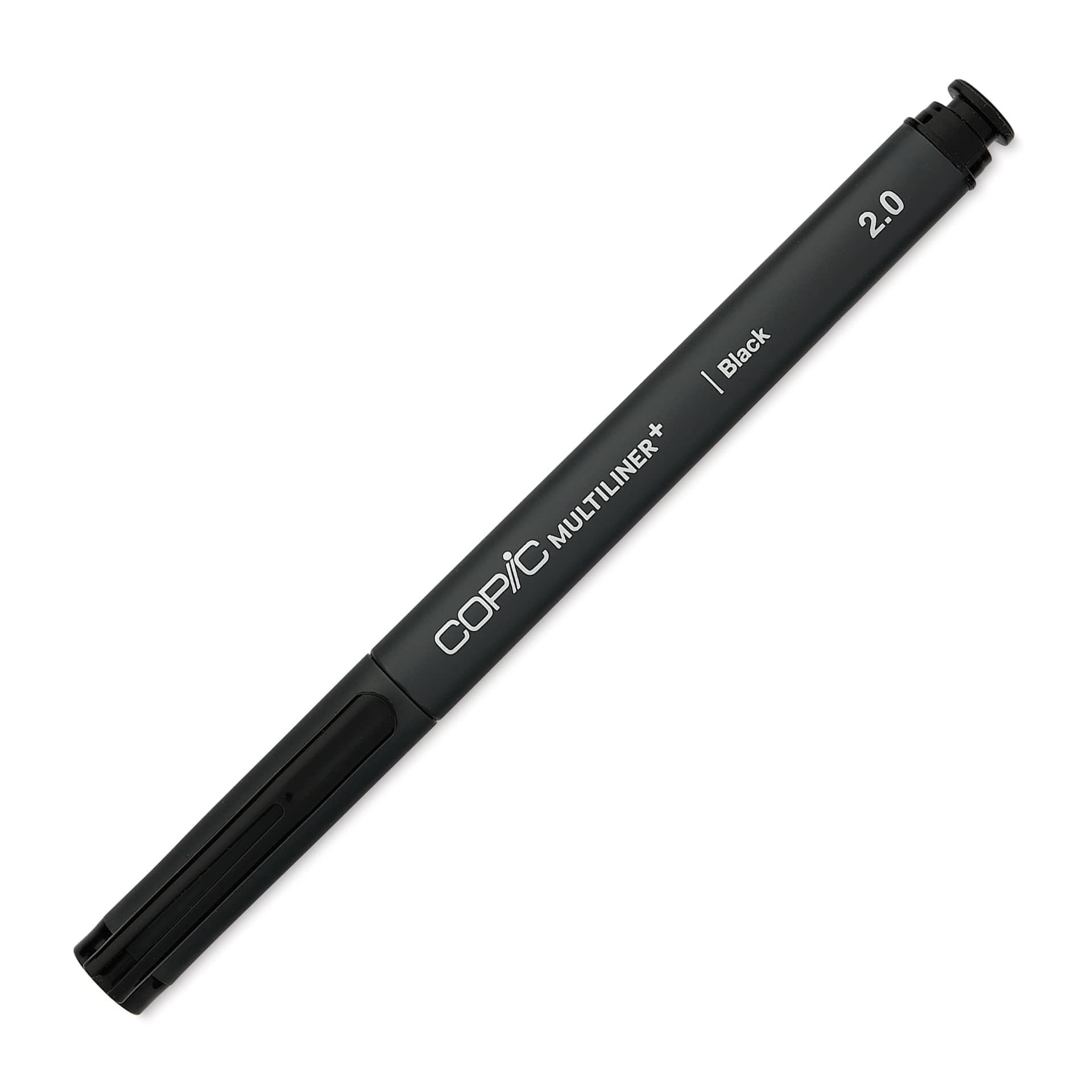 Copic Multiliner Plus Pen - Black, 2.0 mm, capped