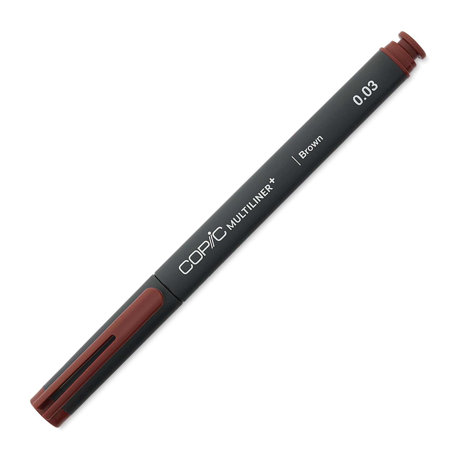 Copic Multiliner Plus Pen - Brown, 0.03 mm, capped