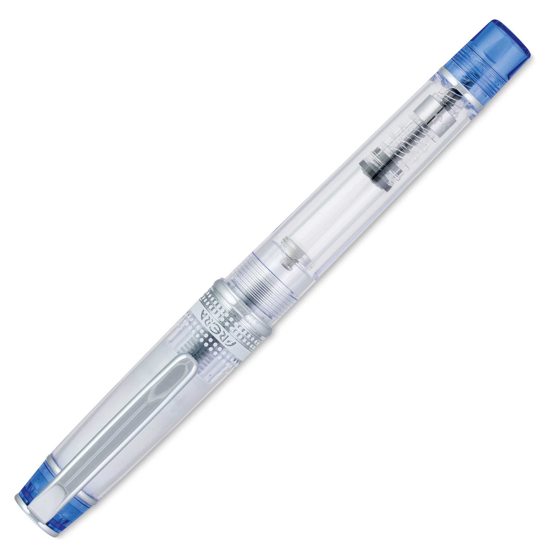 Pilot Prera Clear Fountain Pen - Blue, Medium Nib