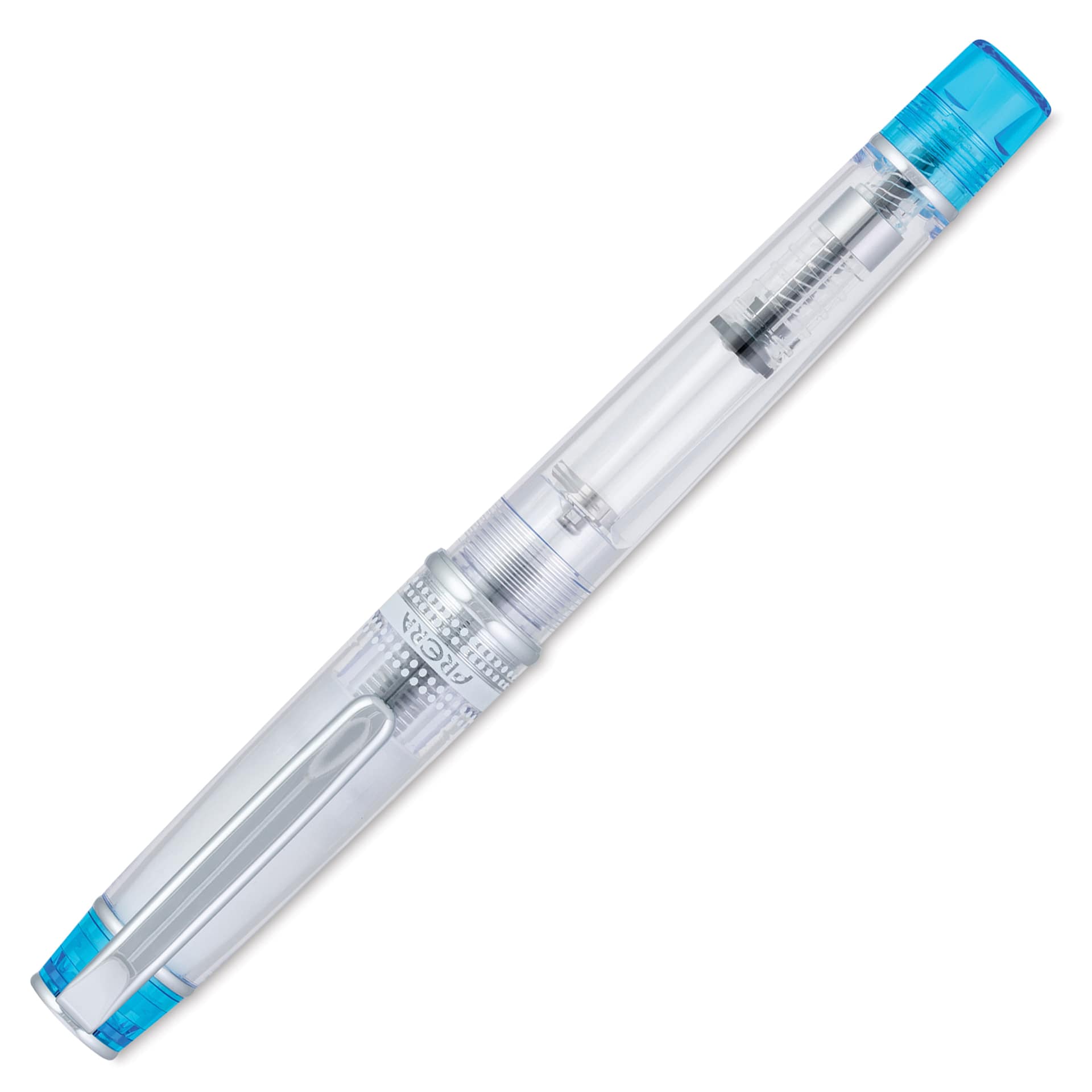 Pilot Prera Clear Fountain Pen - Light Blue, Medium Nib
