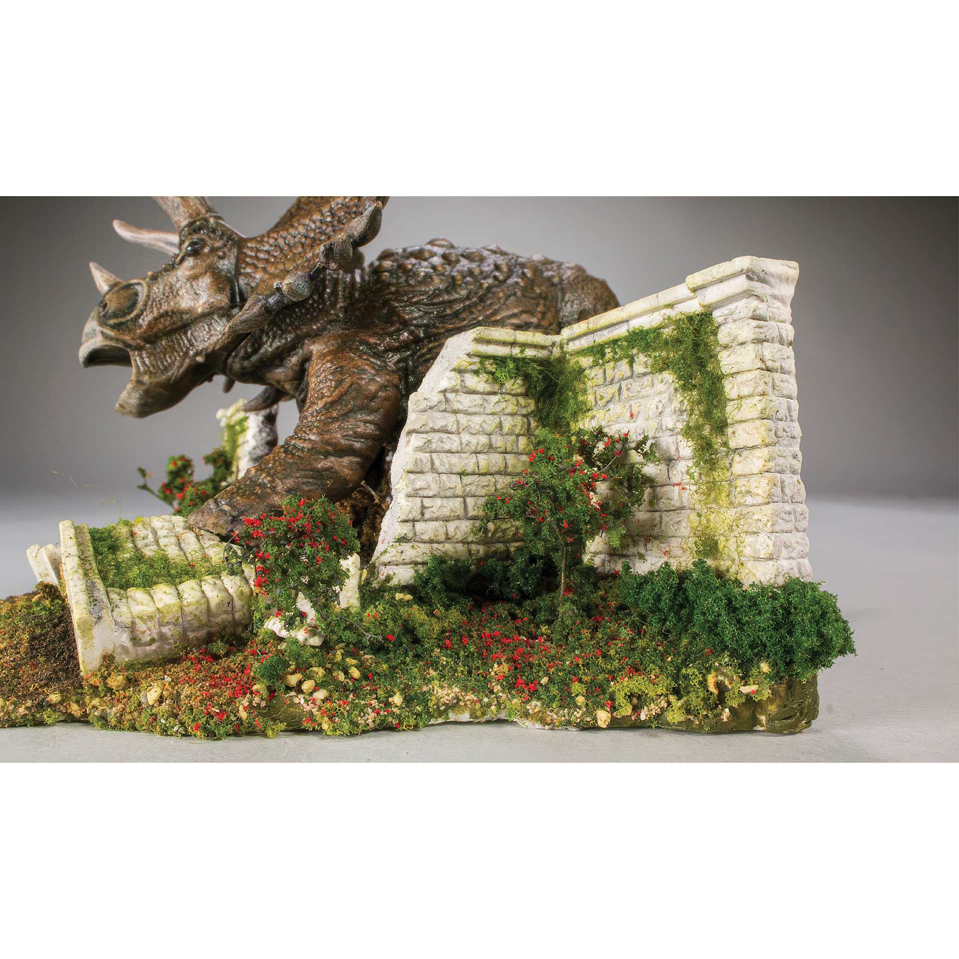 All Game Terrain Base Layer - Earth, used with miniature