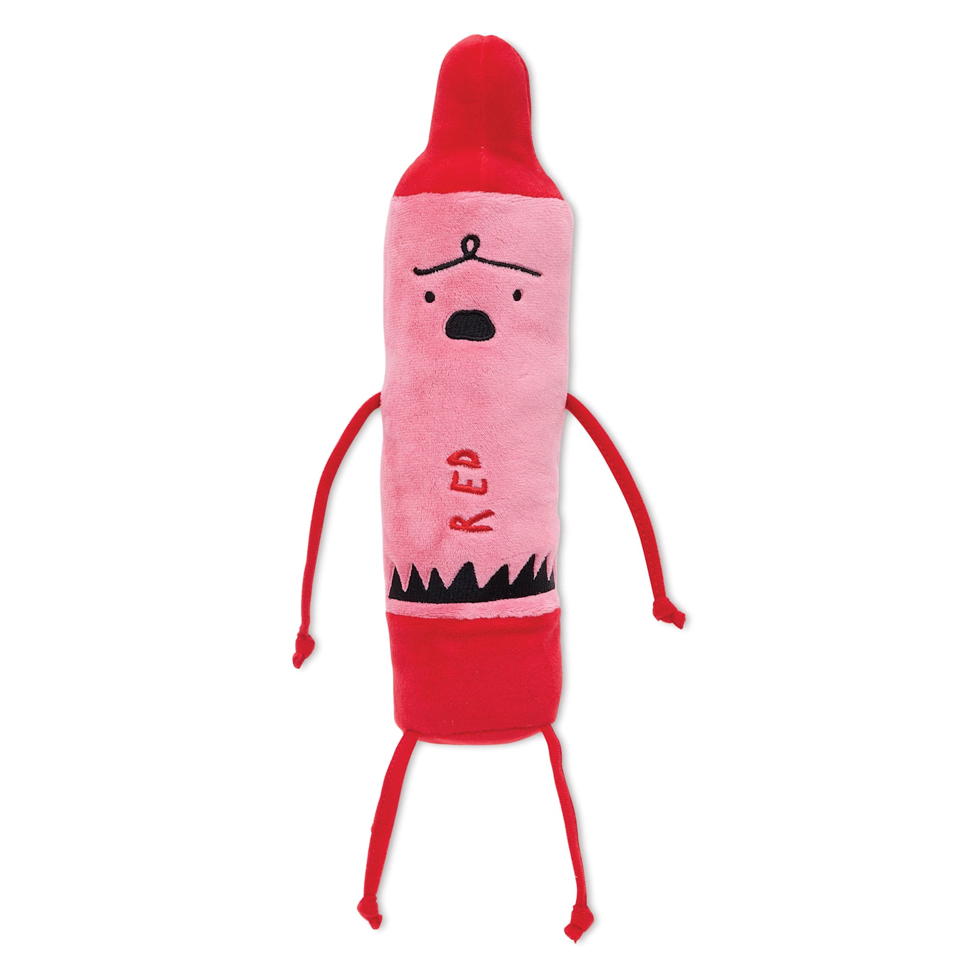 Merrymakers The Day the Crayons Quit Plushie - Red, arms by side