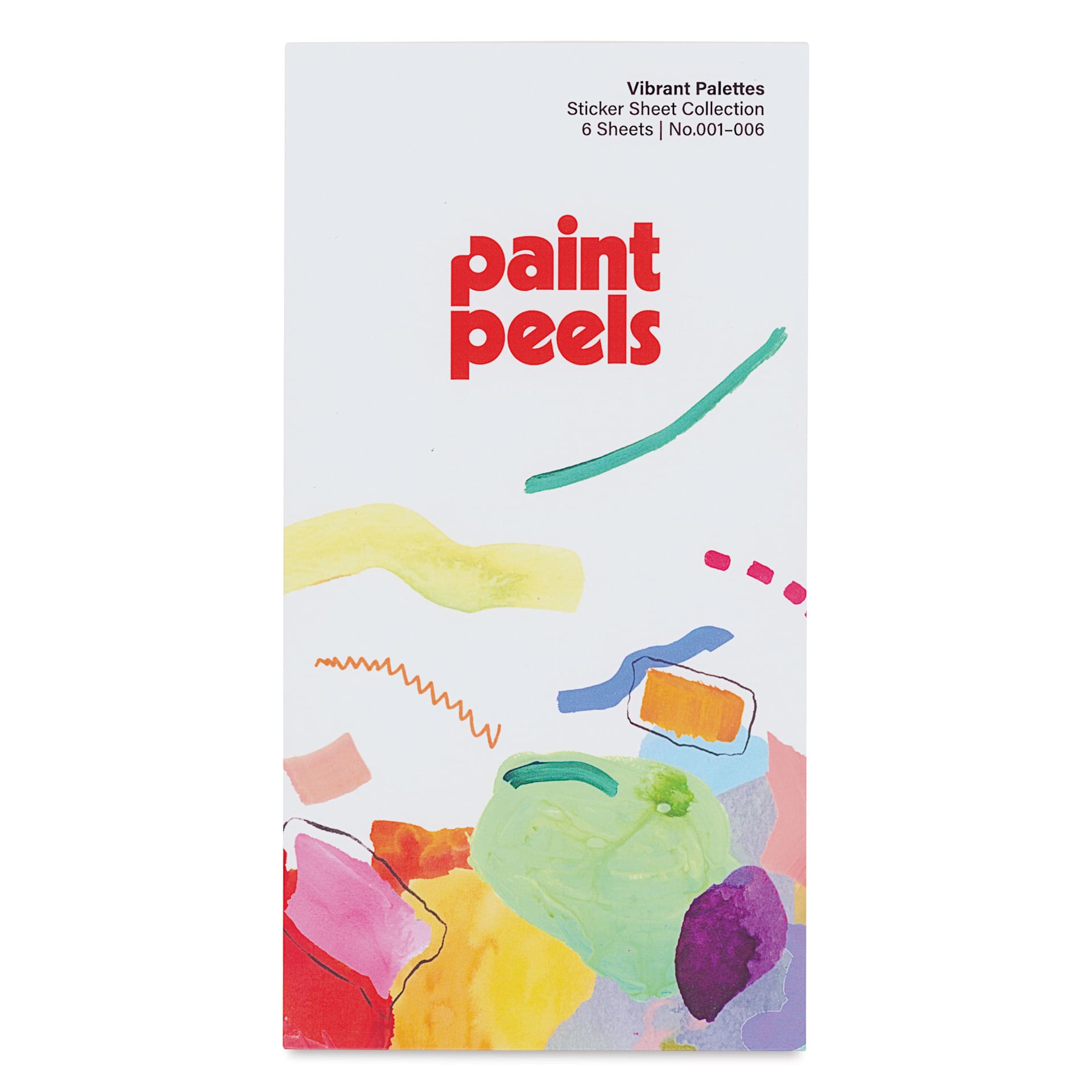 Katherine Simdon Studios Paint Peels Stickers - Vibrant Palettes, front of packaging
