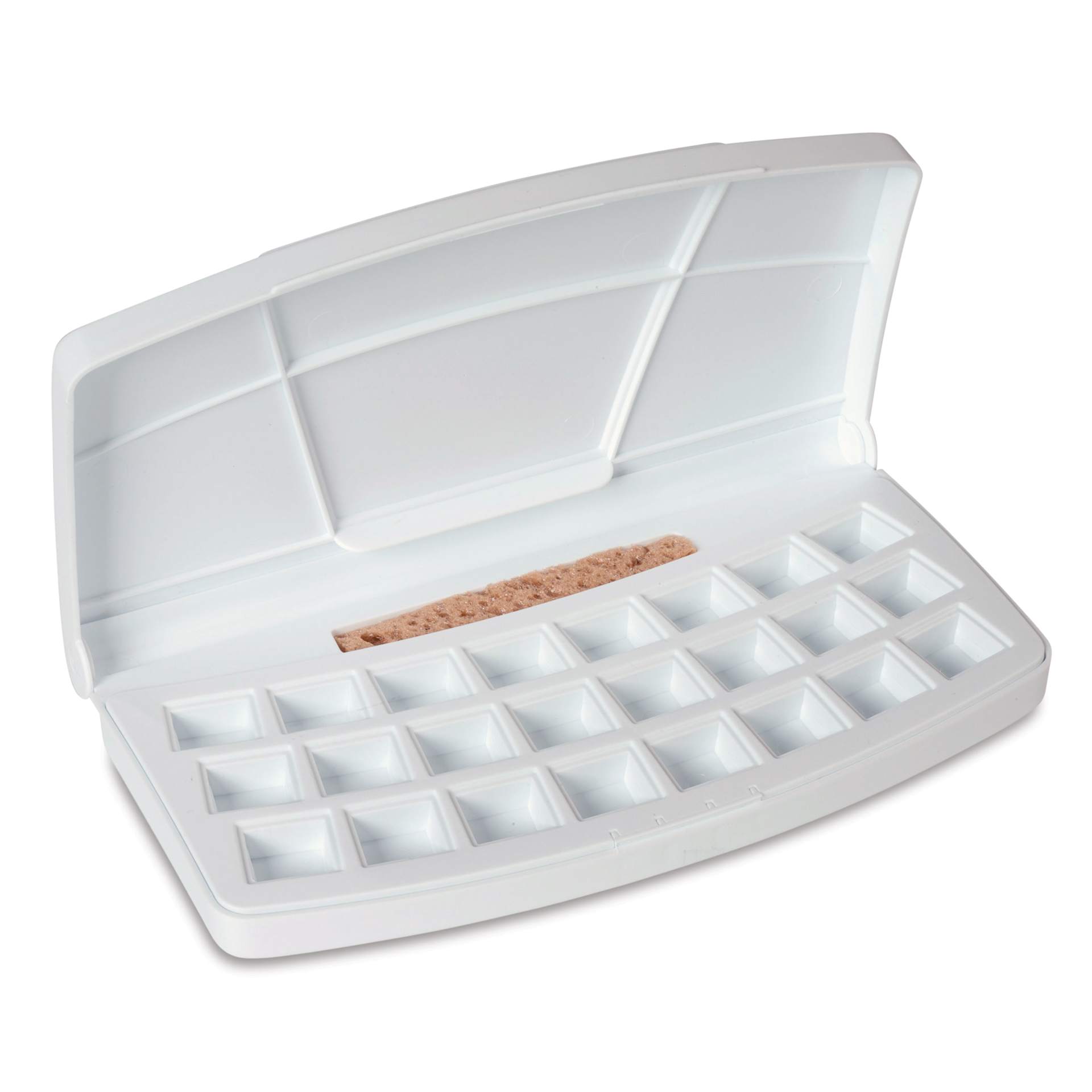 Van Gogh Watercolor Empty Plastic Pocket Box - 24 Pans, White