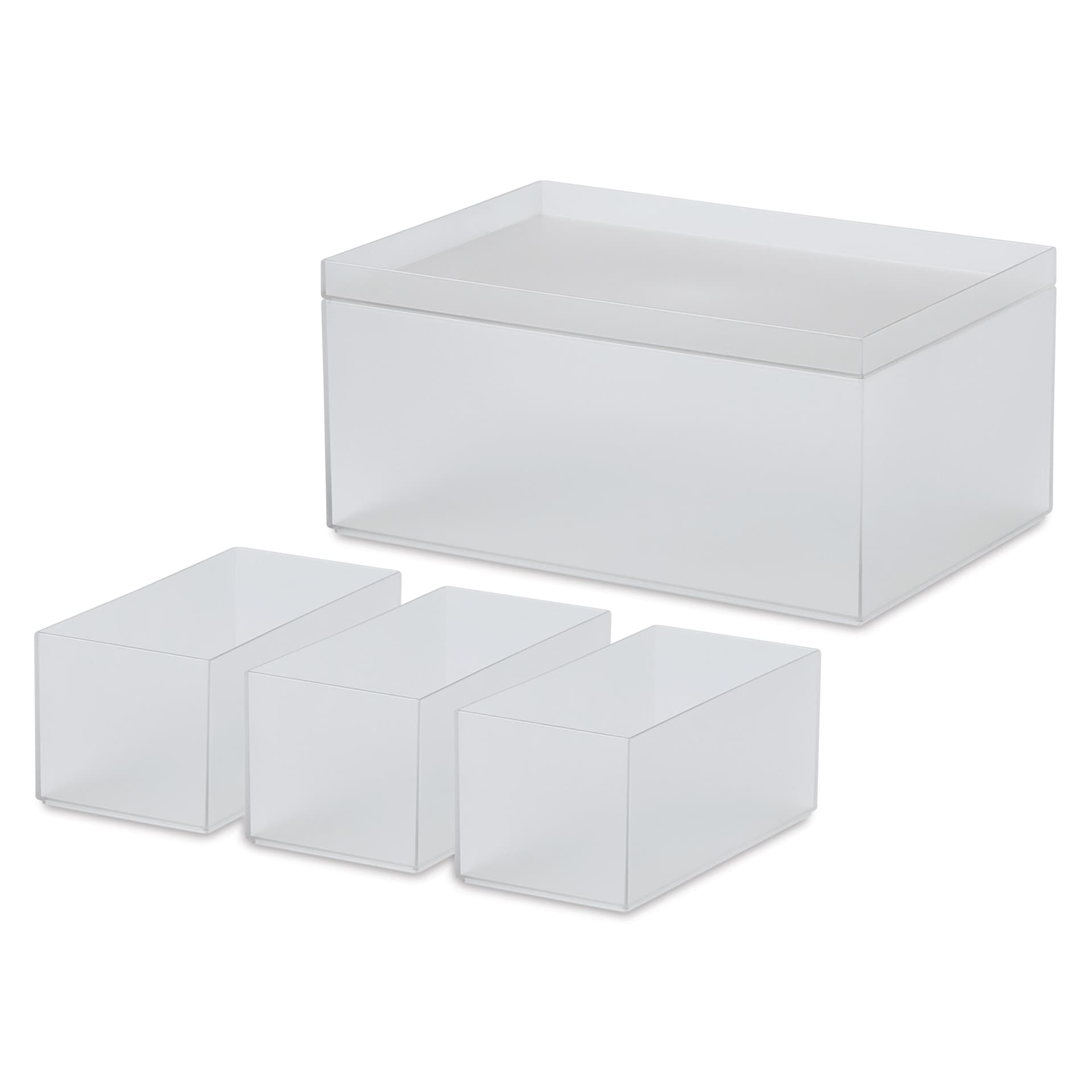 Like-It Tidy-Up Boxes - Clear, Deep