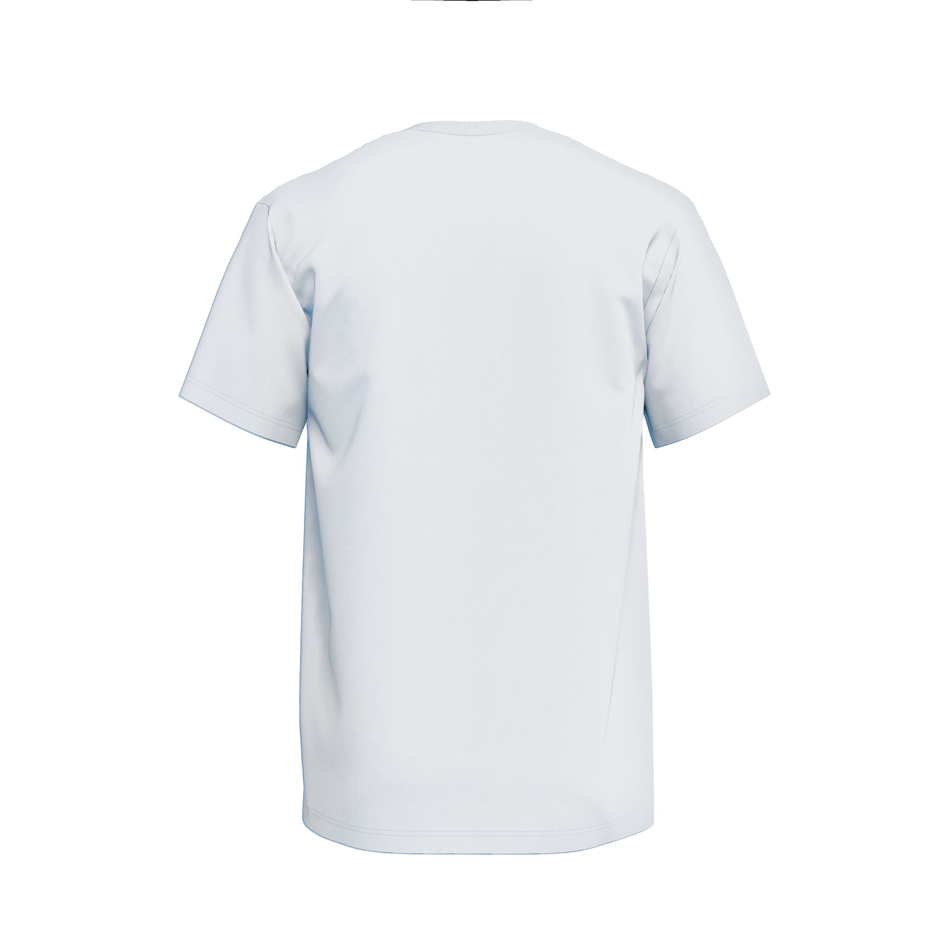 Next Level Apparel 1810 Ideal Tubular T-Shirt - White, Small back view
