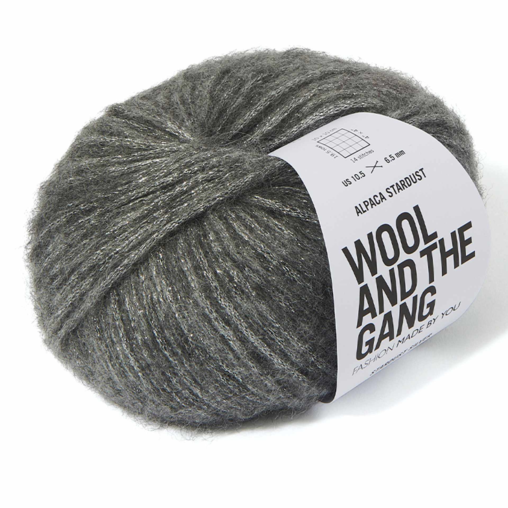 Al Paca Drawing Wool and the Gang Alpaca Stardust Yarn - Stardust Silver, 120 yds ...
