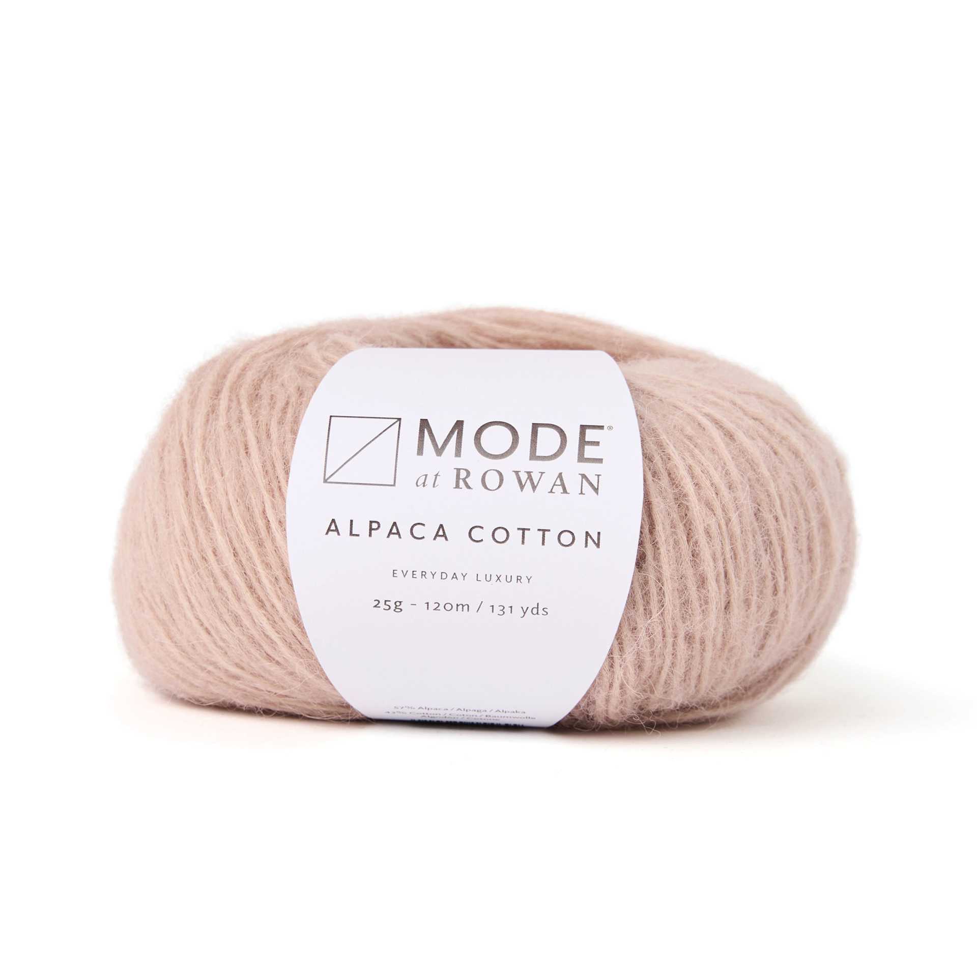 Mode at Rowan Alpaca Cotton Yarn - Soft Satin, 131 yds