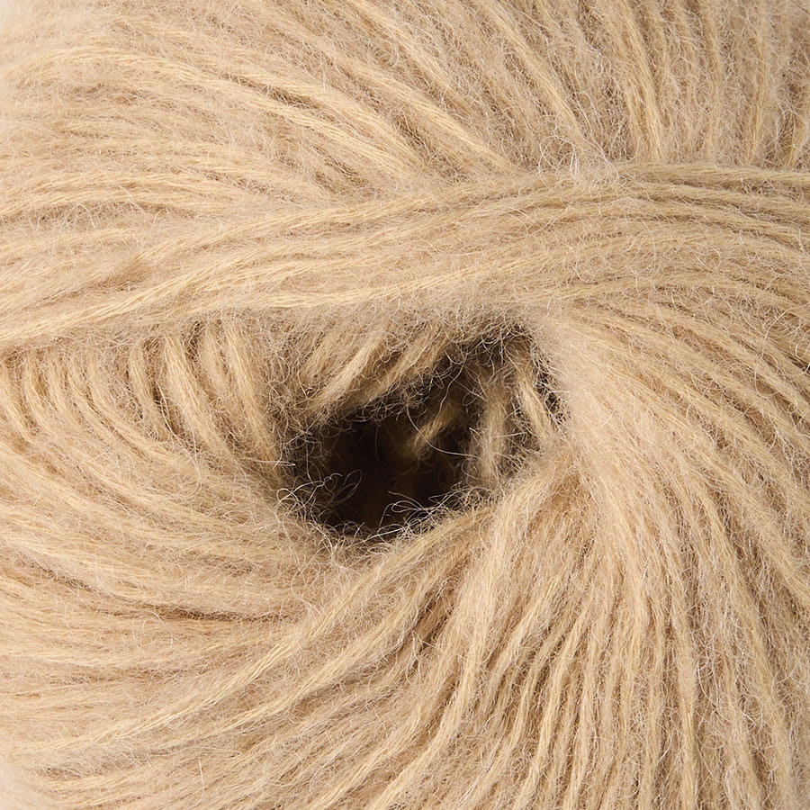 Mode at Rowan Alpaca Cotton Yarn - Champagne, 131 yds close up to show texture