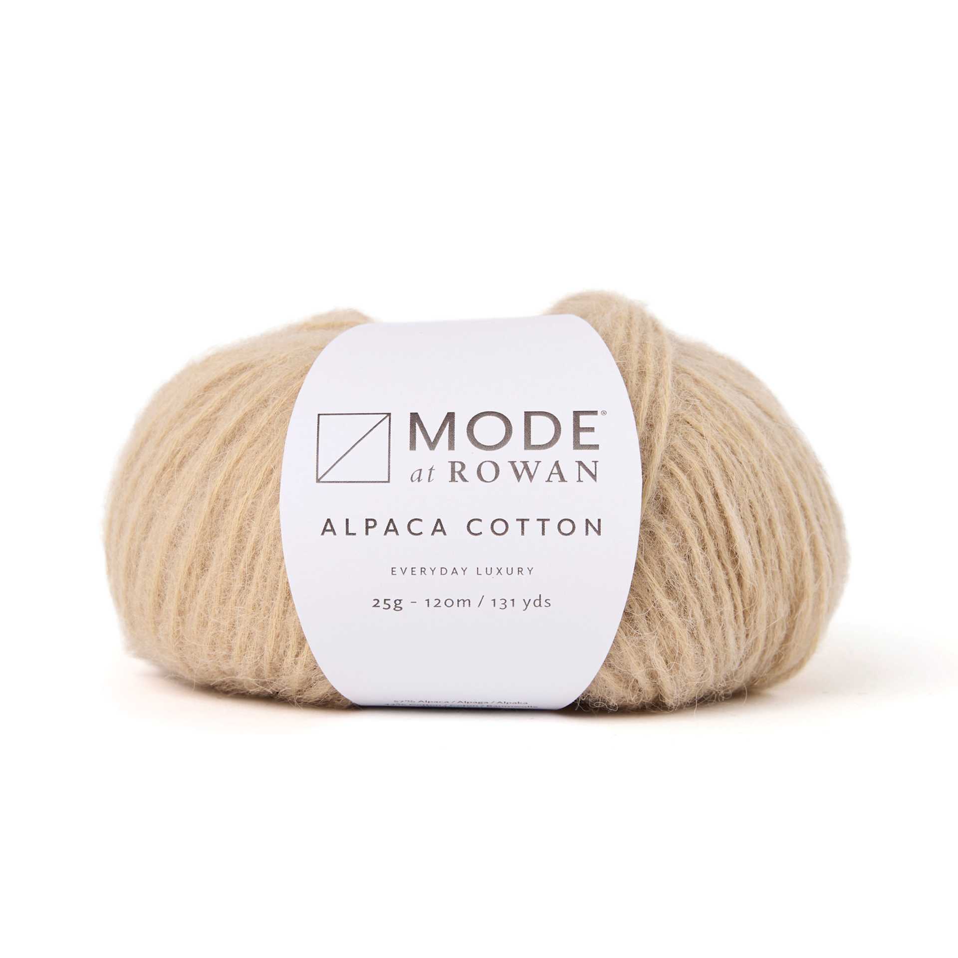 Mode at Rowan Alpaca Cotton Yarn - Champagne, 131 yds