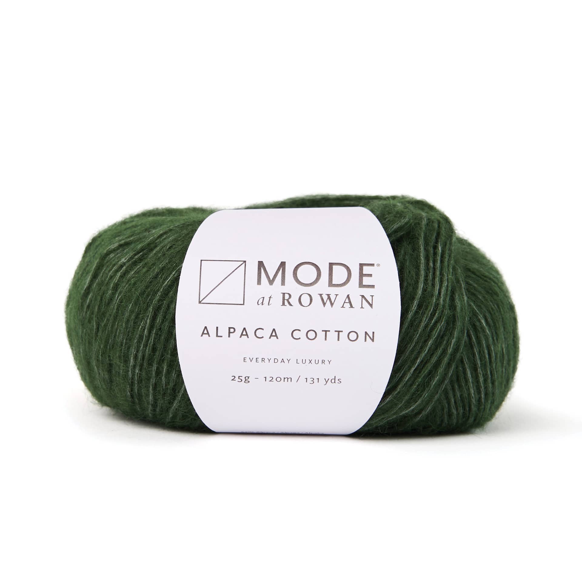Mode at Rowan Alpaca Cotton Yarn - Foliage Green, 131 yds