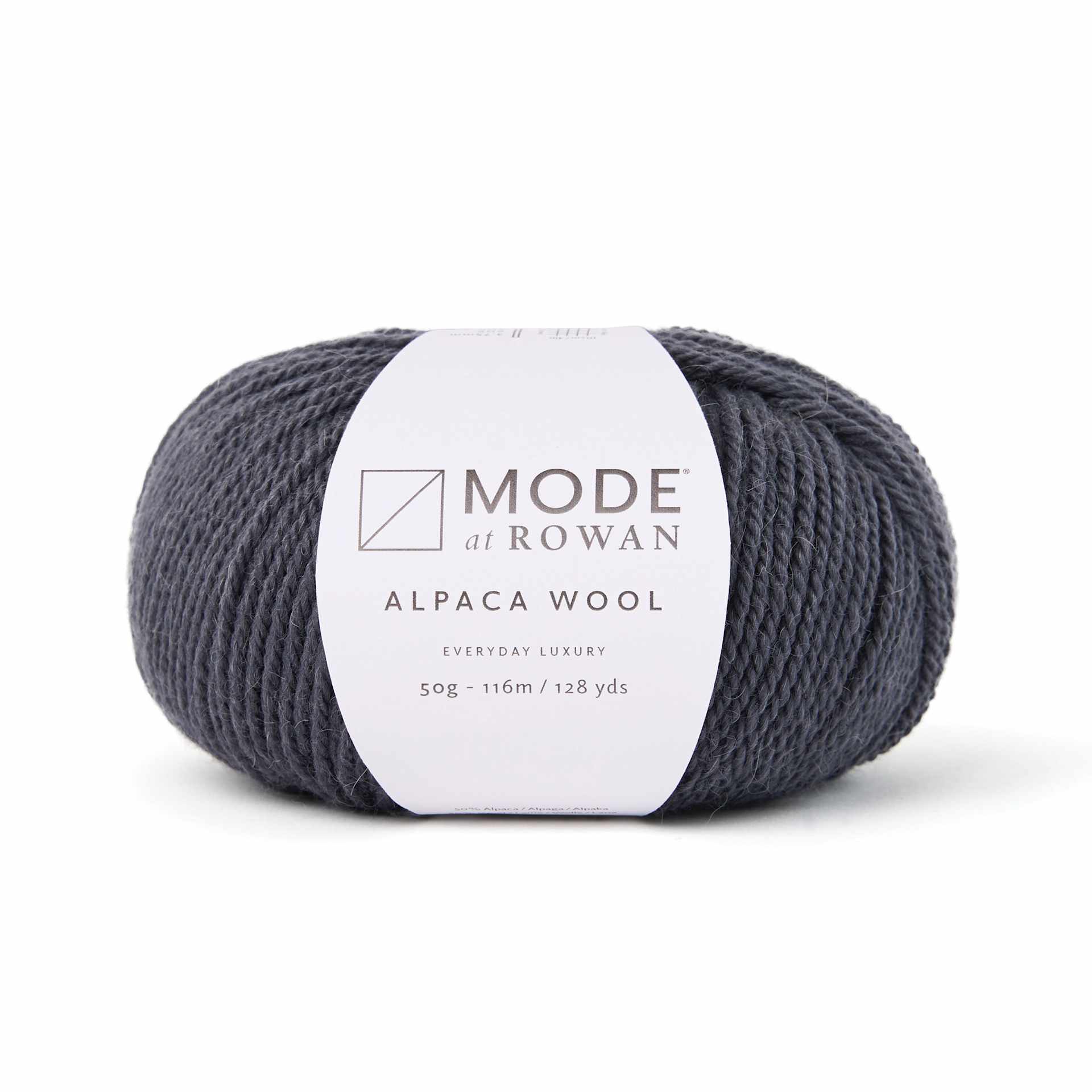 Mode at Rowan Alpaca Wool Yarn - Carbon, 128 yds