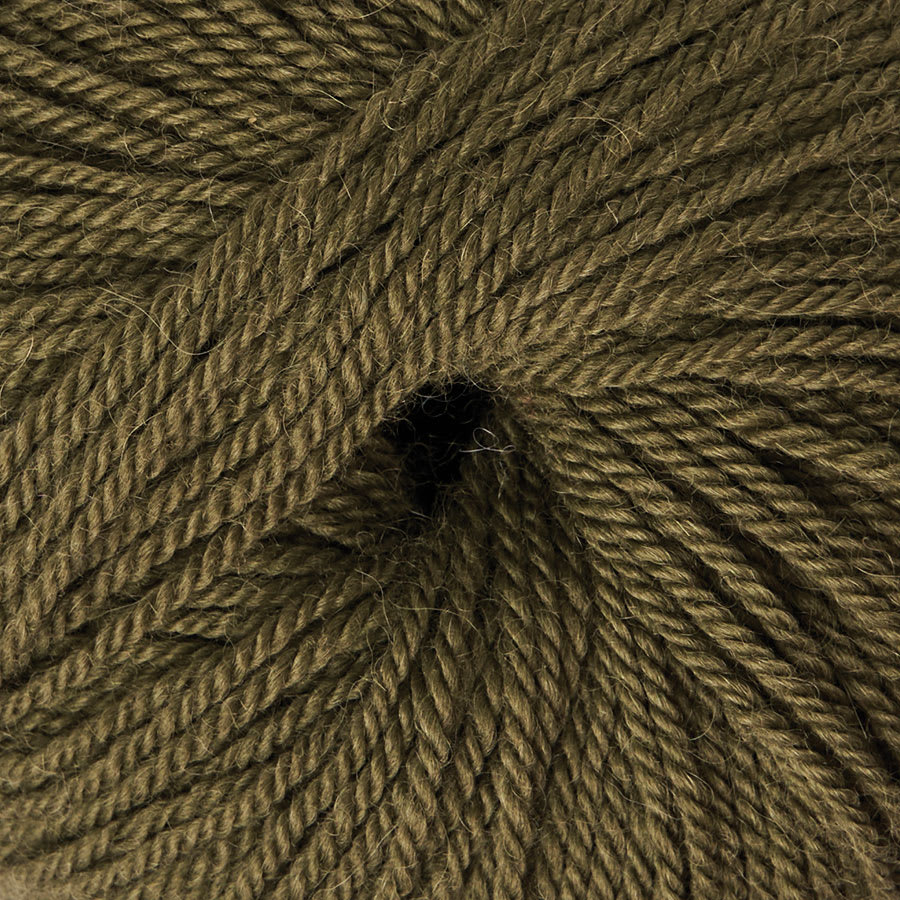 Mode at Rowan Alpaca Wool Yarn - Olive, 128 yds close up to show texture