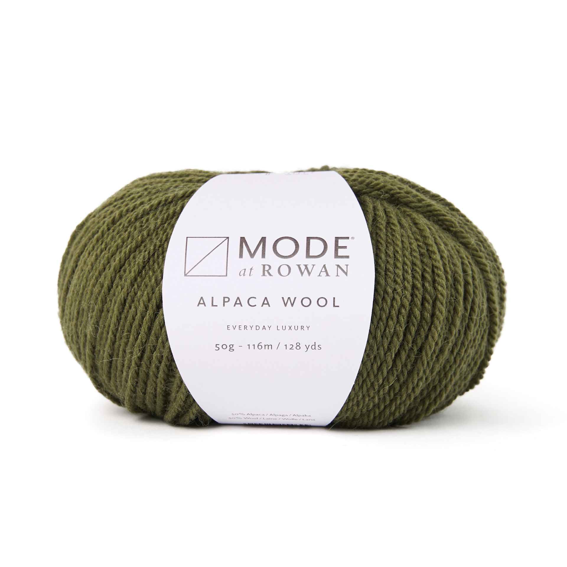 Mode at Rowan Alpaca Wool Yarn - Olive, 128 yds