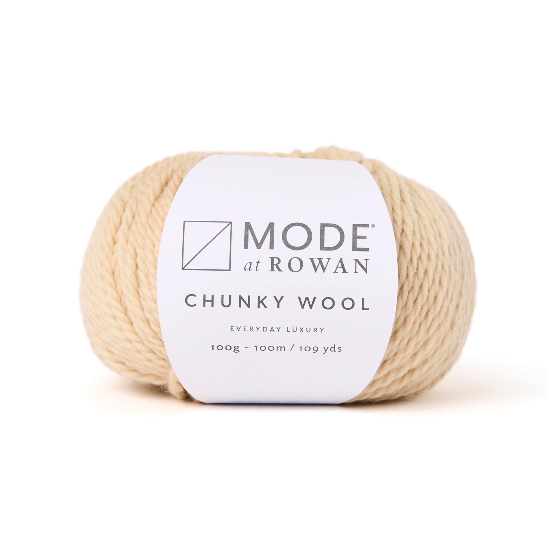 Mode at Rowan Chunky Wool Yarn - Vanilla, 109 yds