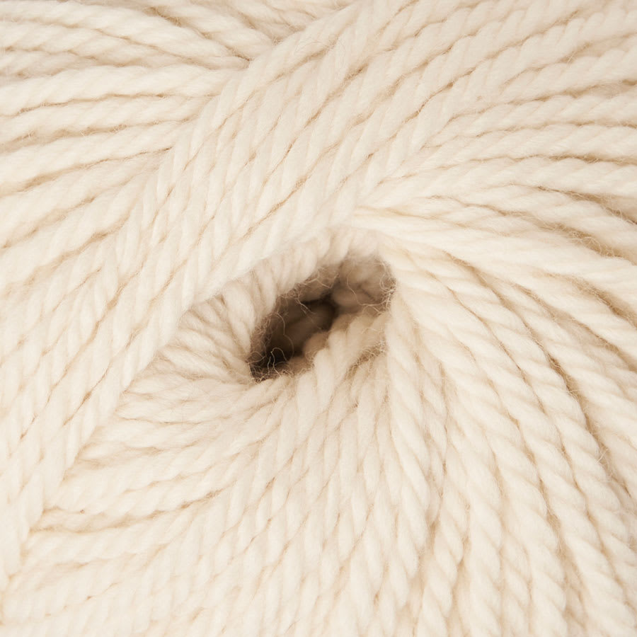 Mode at Rowan Chunky Wool Yarn - Ghost, 109 yds close up to show texture