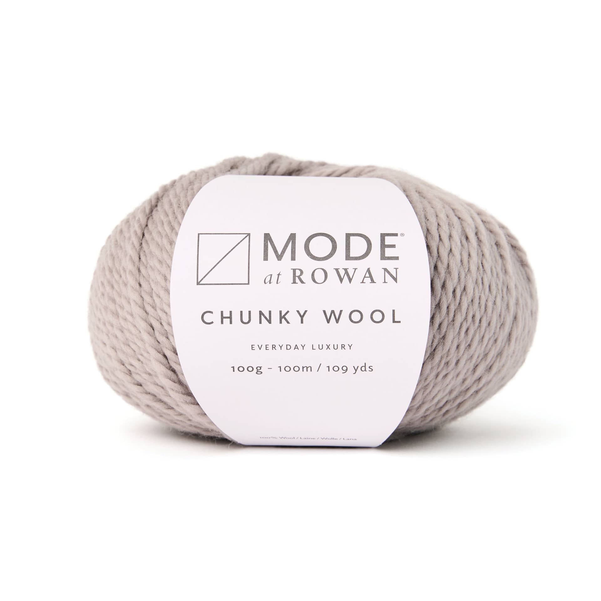 Mode at Rowan Chunky Wool Yarn - Mist, 109 yds