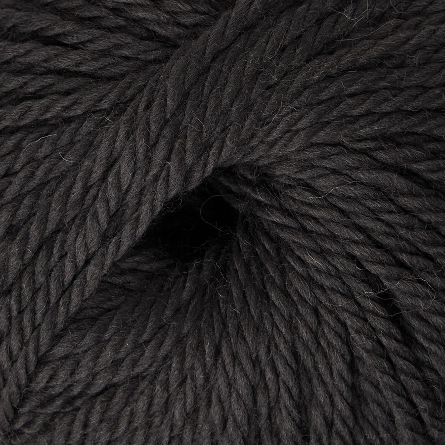 Mode at Rowan Chunky Wool Yarn - Smoke, 109 yds close up to show texture