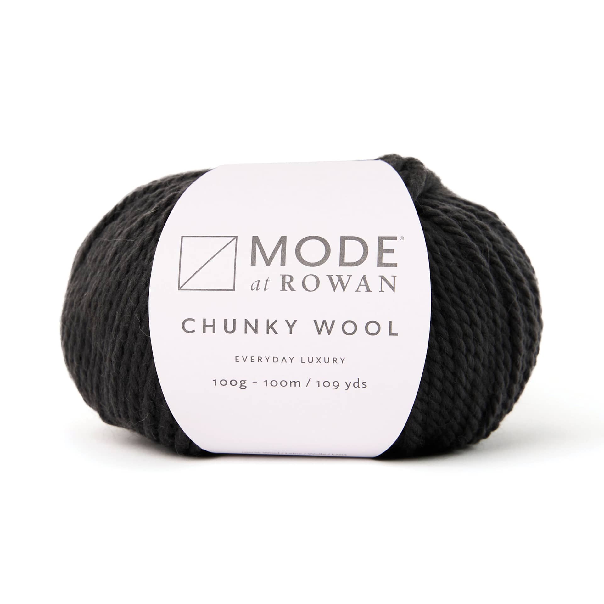 Mode at Rowan Chunky Wool Yarn - Smoke, 109 yds