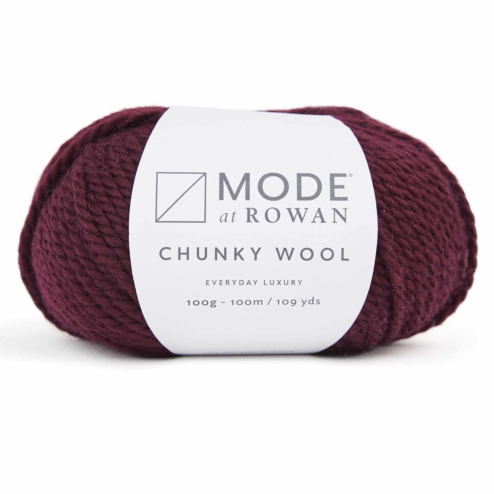 Mode at Rowan Chunky Wool Yarn - Burgundy, 109 yds